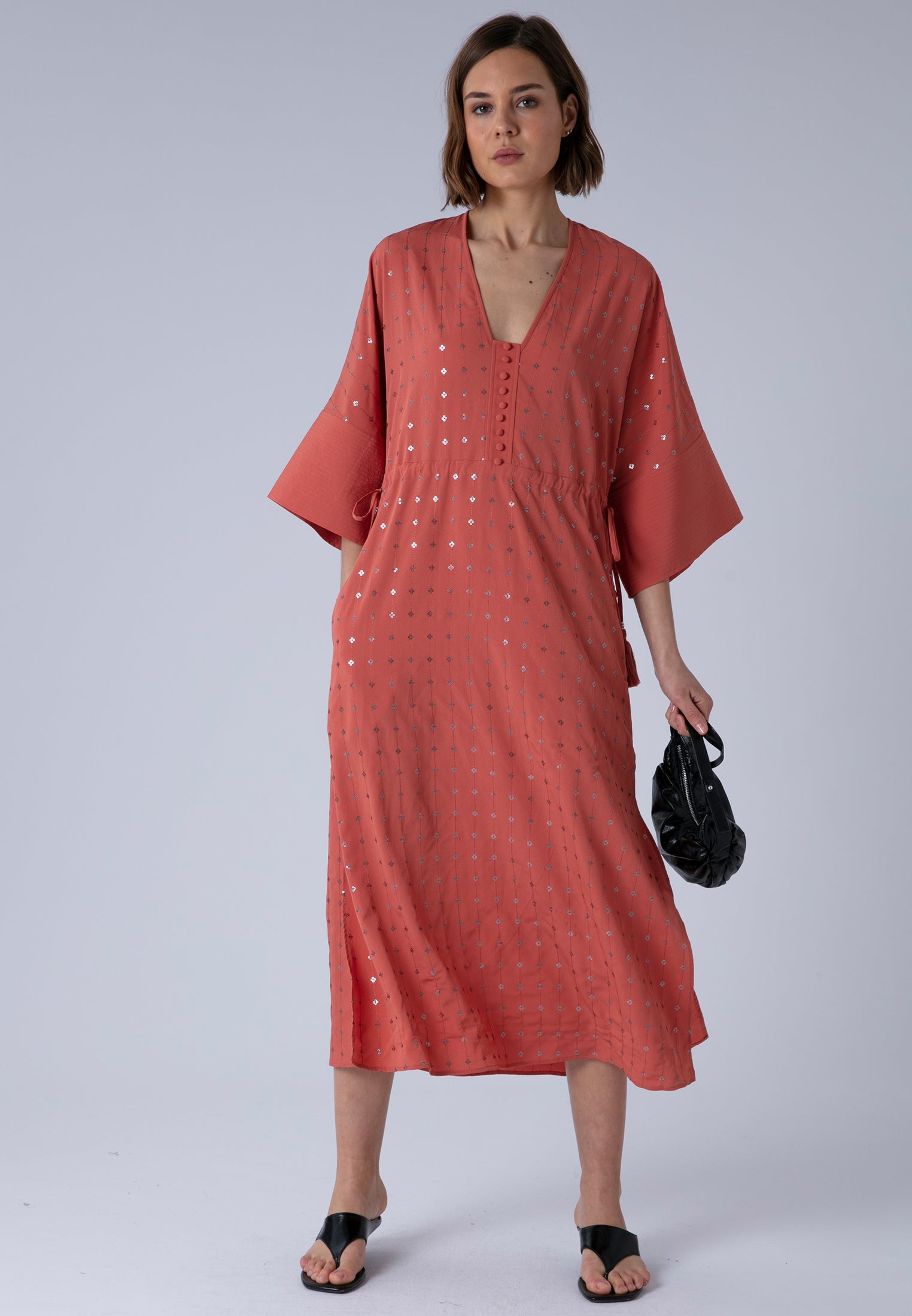 HELENA KAFTAN BURNT SIENNA