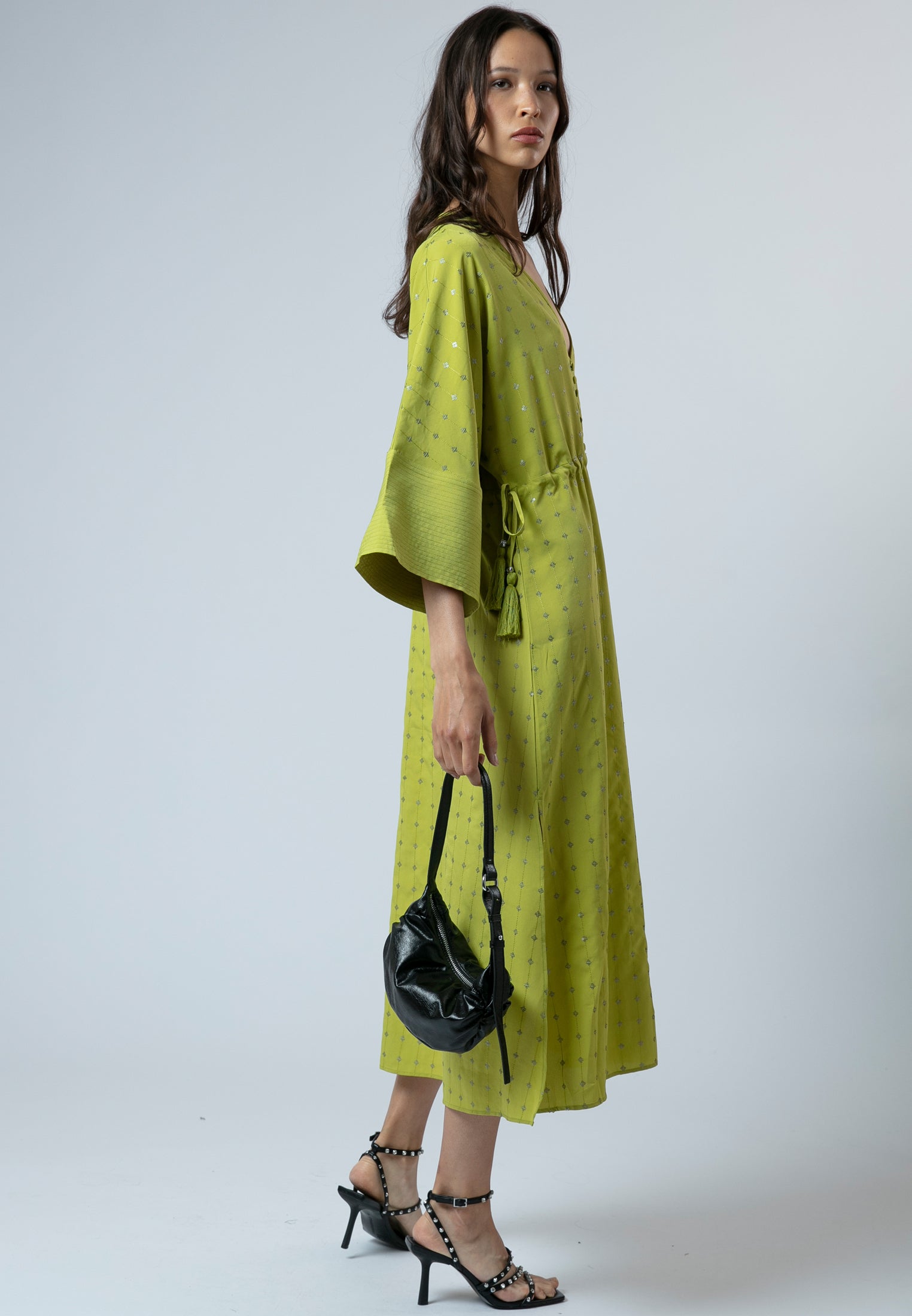 HELENA KAFTAN LIME GREEN