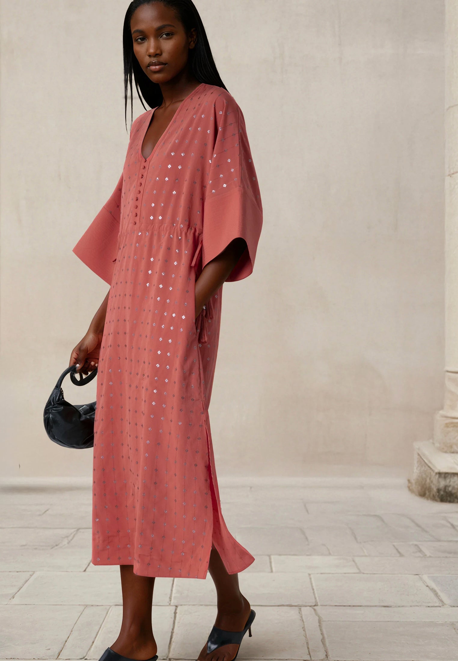 HELENA KAFTAN BURNT SIENNA