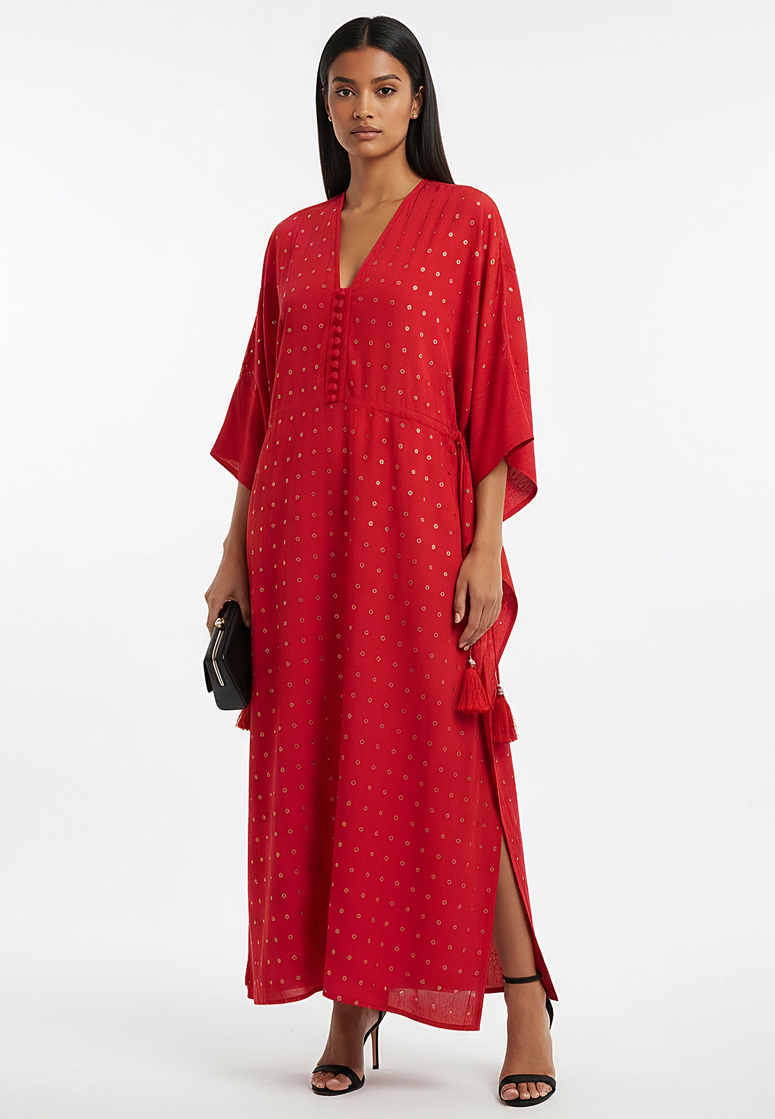 oversized kaftan midi dress Emerald Green Oversized Kaftan Maxi Dress | Plus Size Beach Cover Up