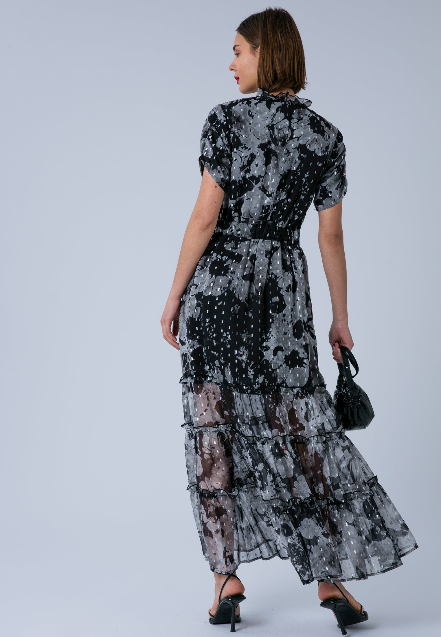 JESSIE MAXI DRESS BLACK & WHITE