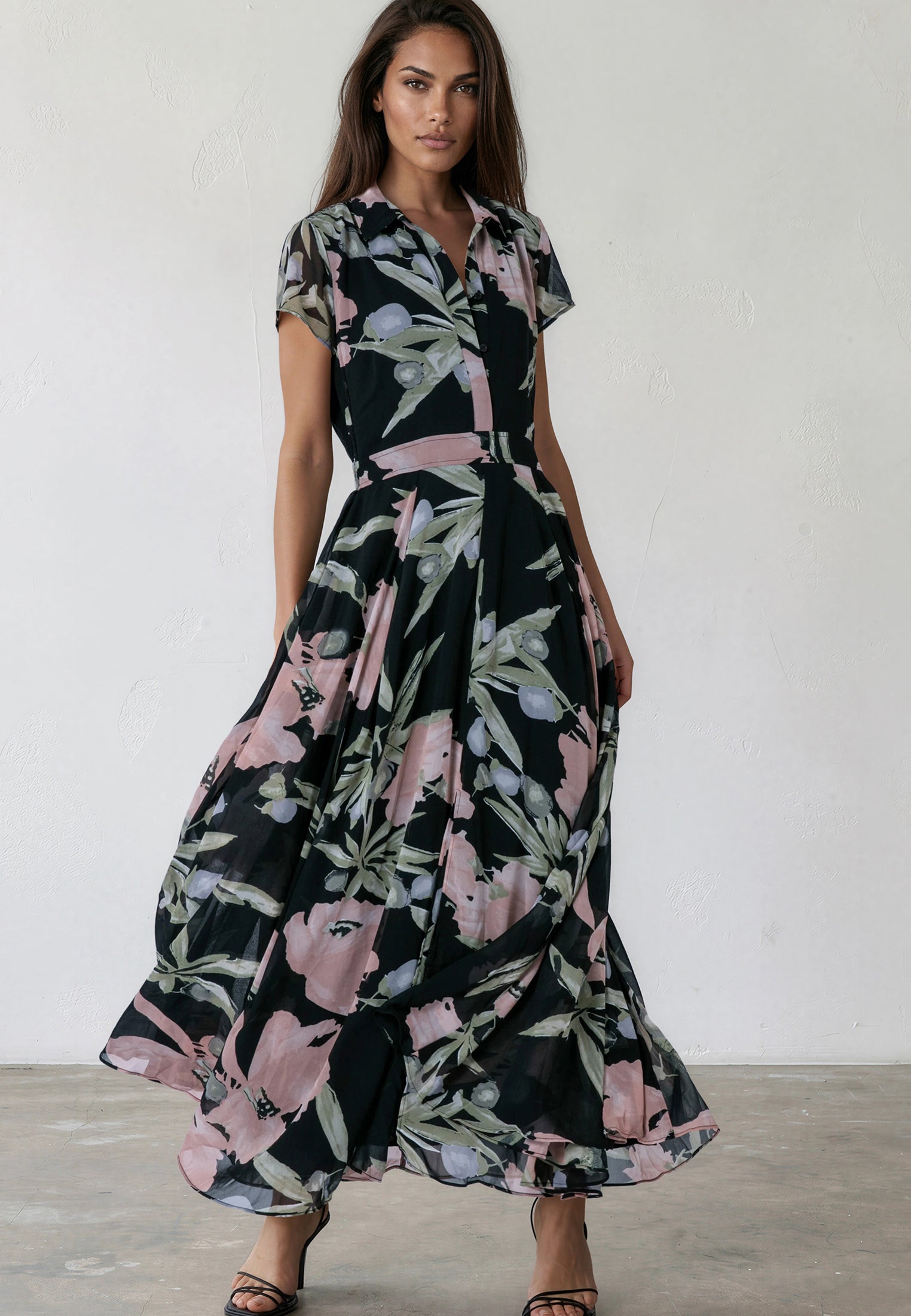 AVA SHIRT DRESS PRIME ASHES
