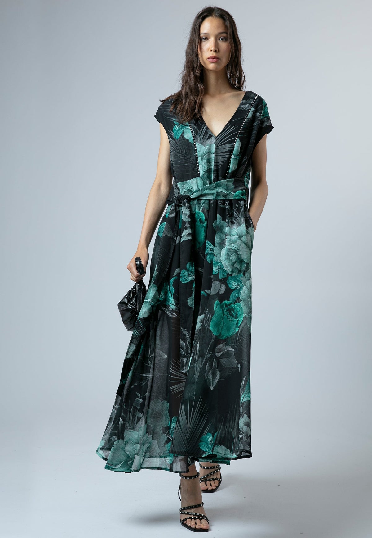 LILIAN MAXI DRESS CAMELLIA GREEN