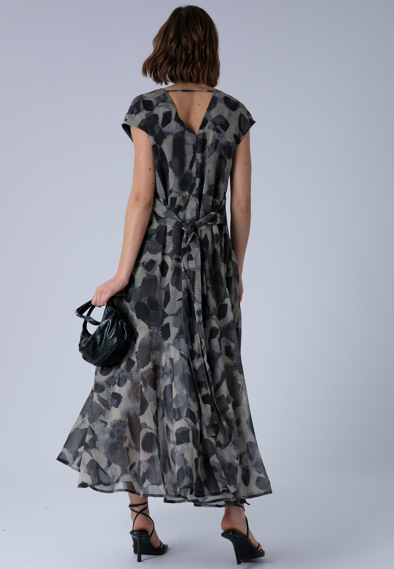 LILIAN MAXI DRESS TERRAZZO YELLOW