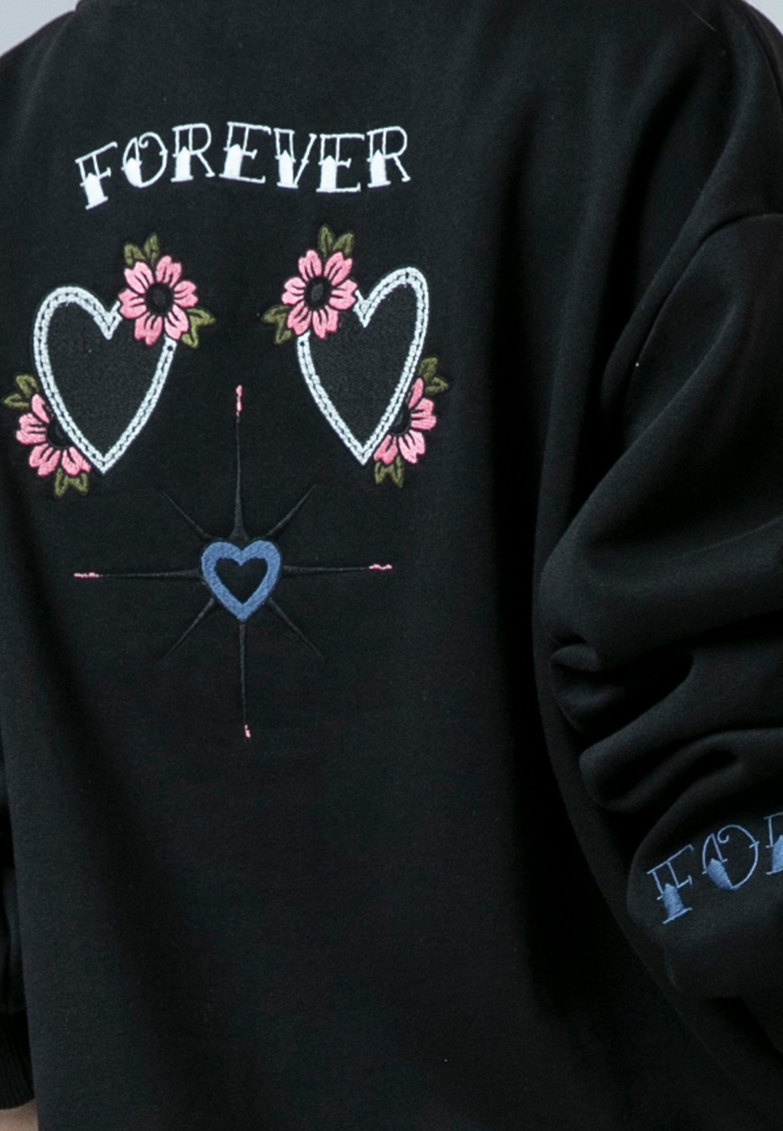 LOVE CARDIGAN BLACK & COLOUR