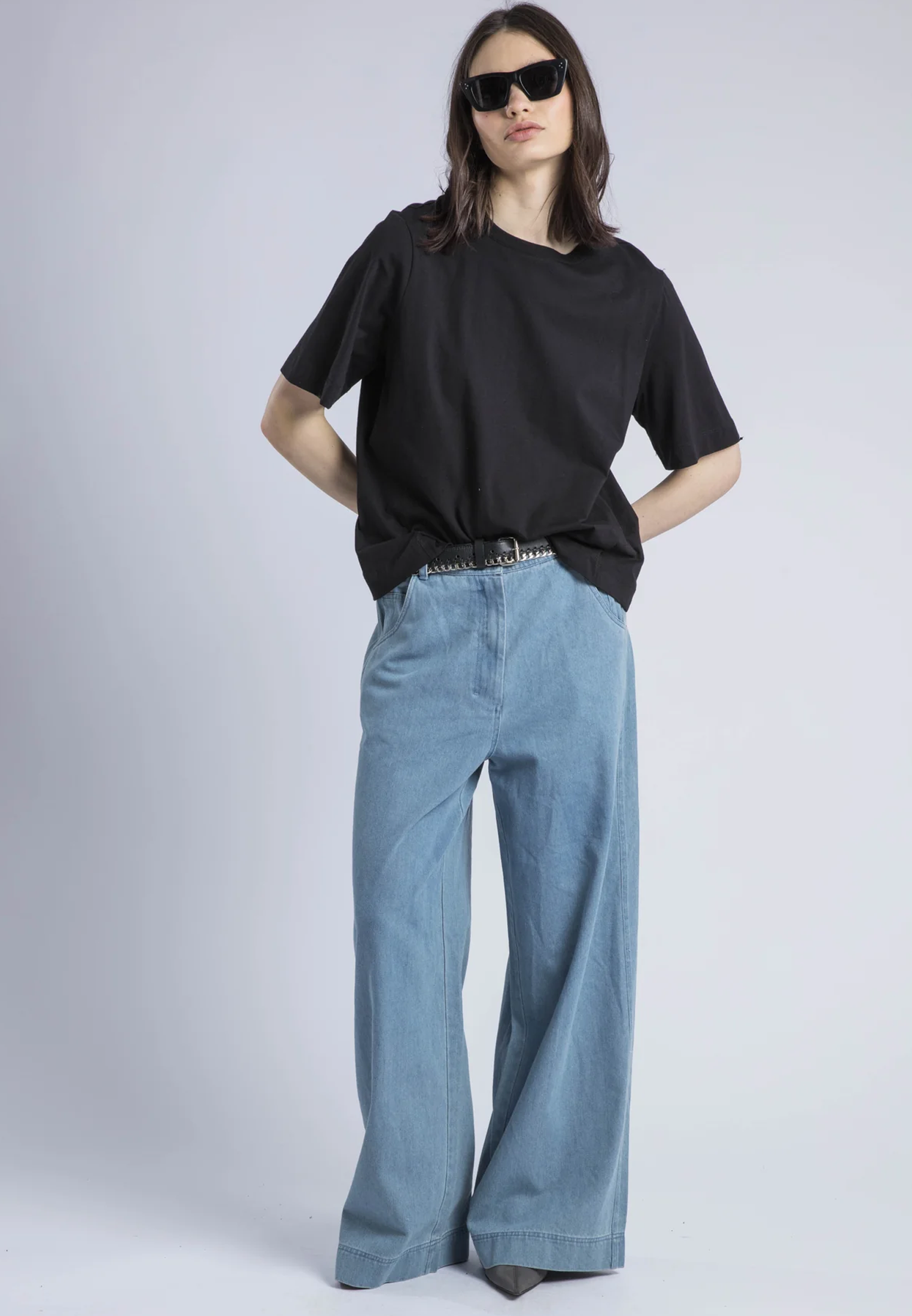 RELAXED BASIC T-SHIRT BLACK
