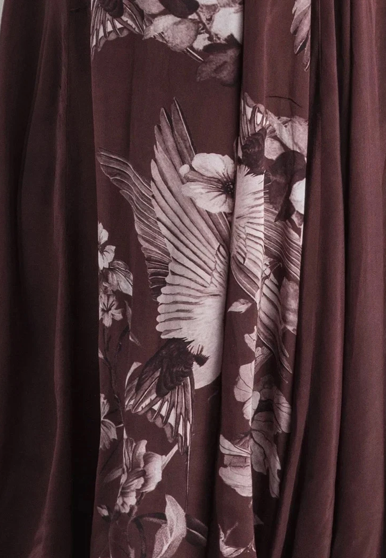 INVERSION DRESS BROWN