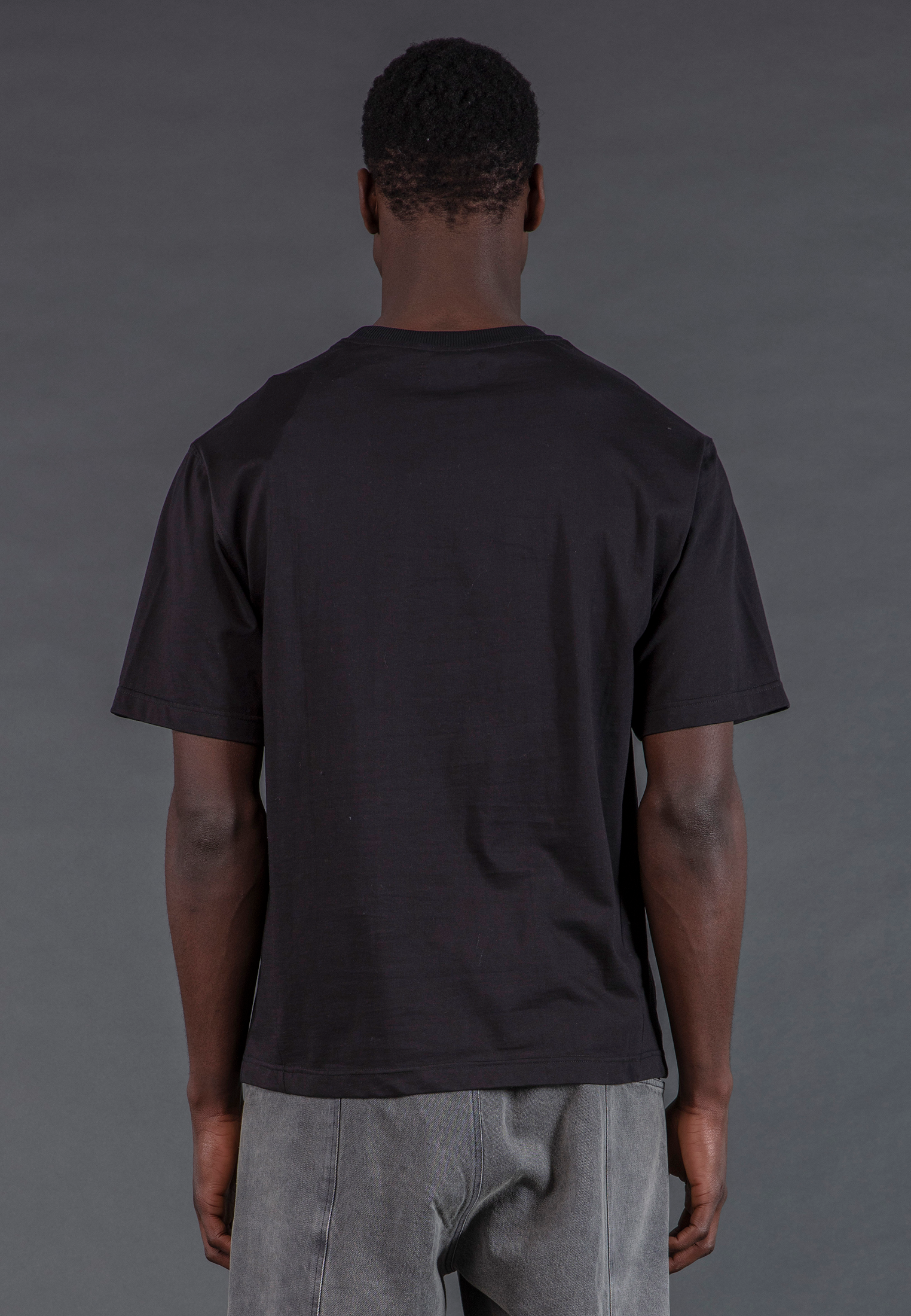 ANARCHY APPLIQUE T-SHIRT BLACK