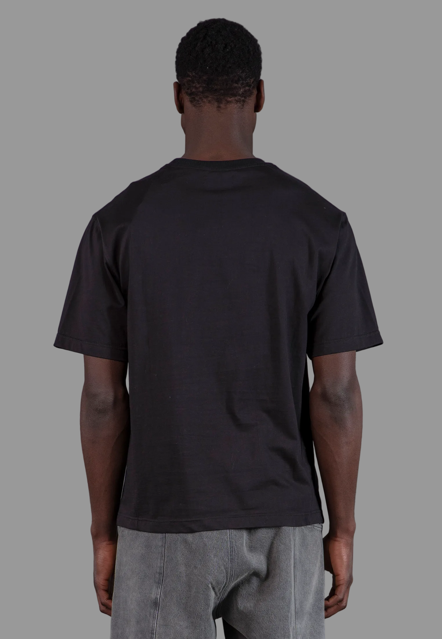 ANARCHY APPLIQUE T-SHIRT BLACK