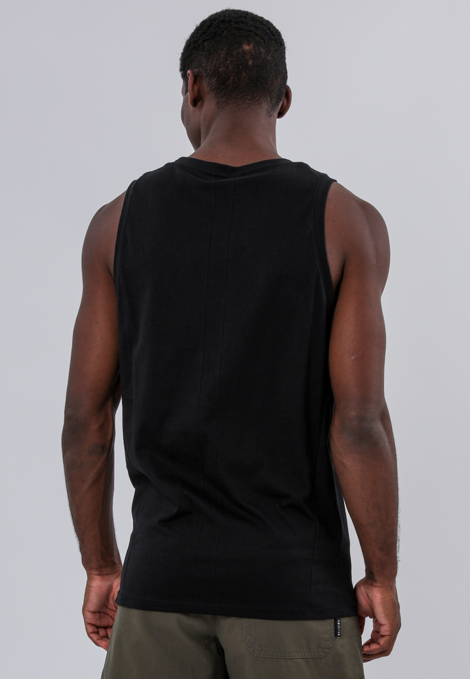 ABSTRACT VEST BLACK