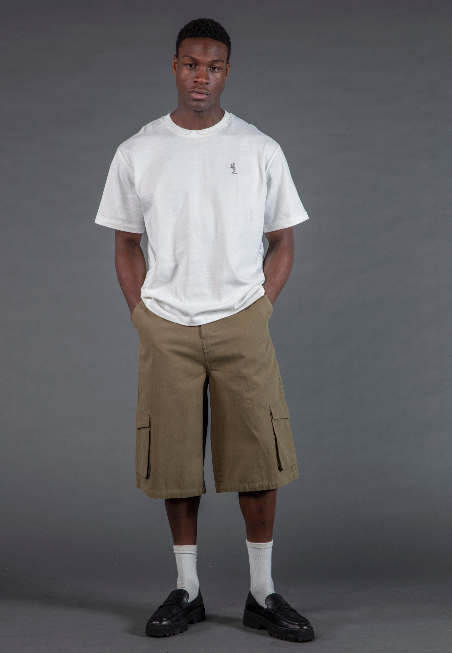 CARGO JORT HERRINGBONE KHAKI
