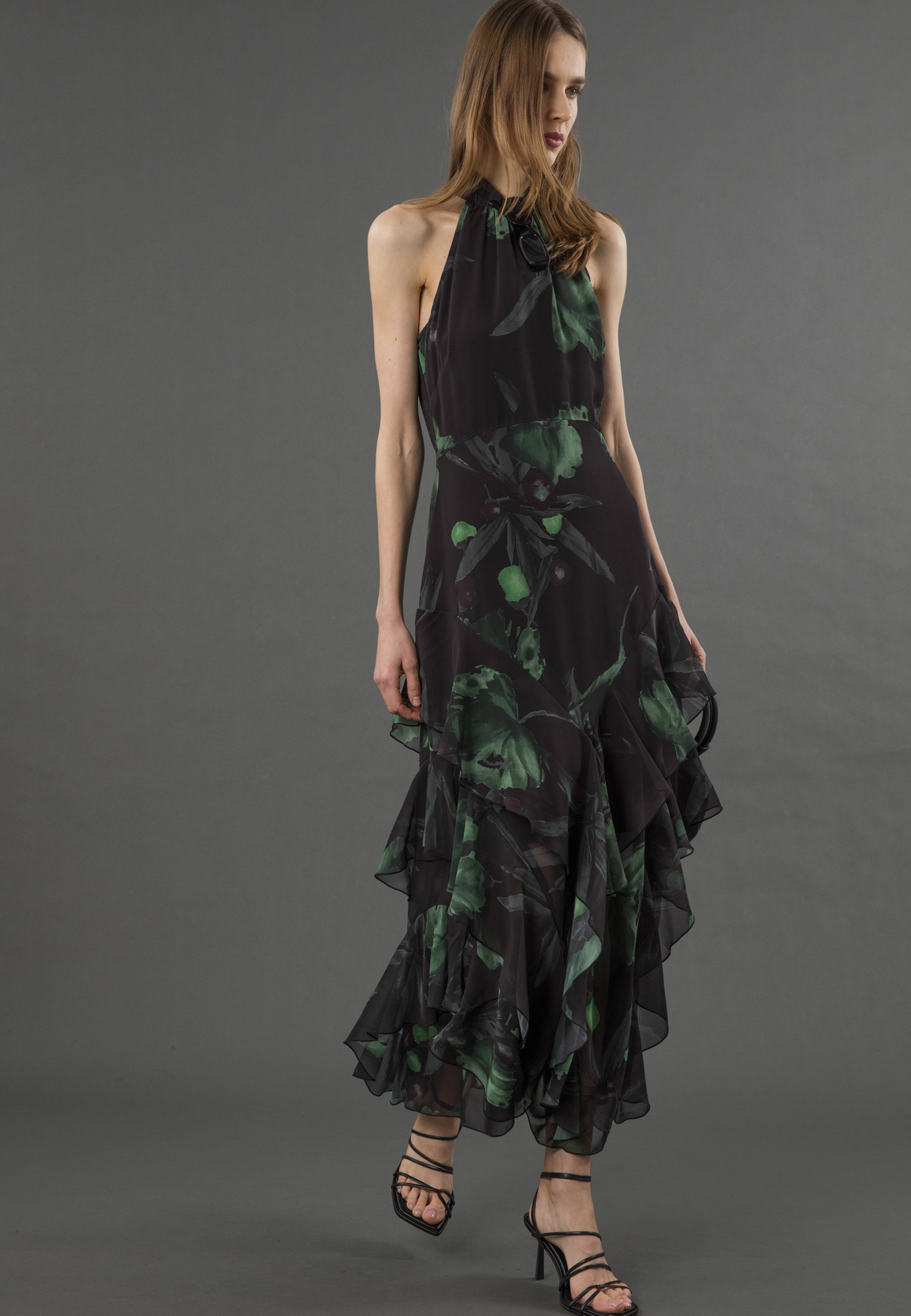TAYLOR MAXI DRESS PRIME GREEN