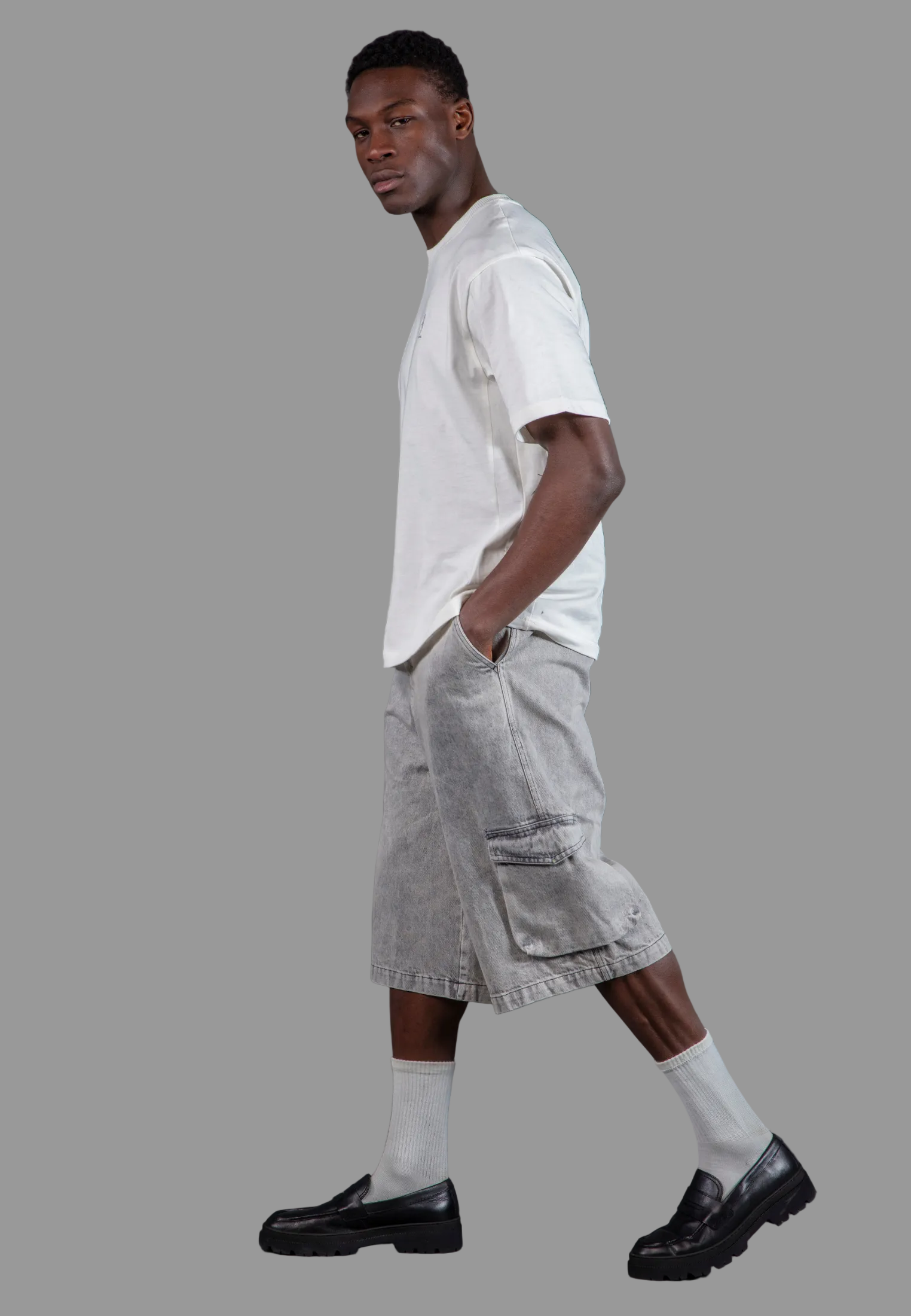 CARGO JORT QUANTUM WASHED CHARCOAL