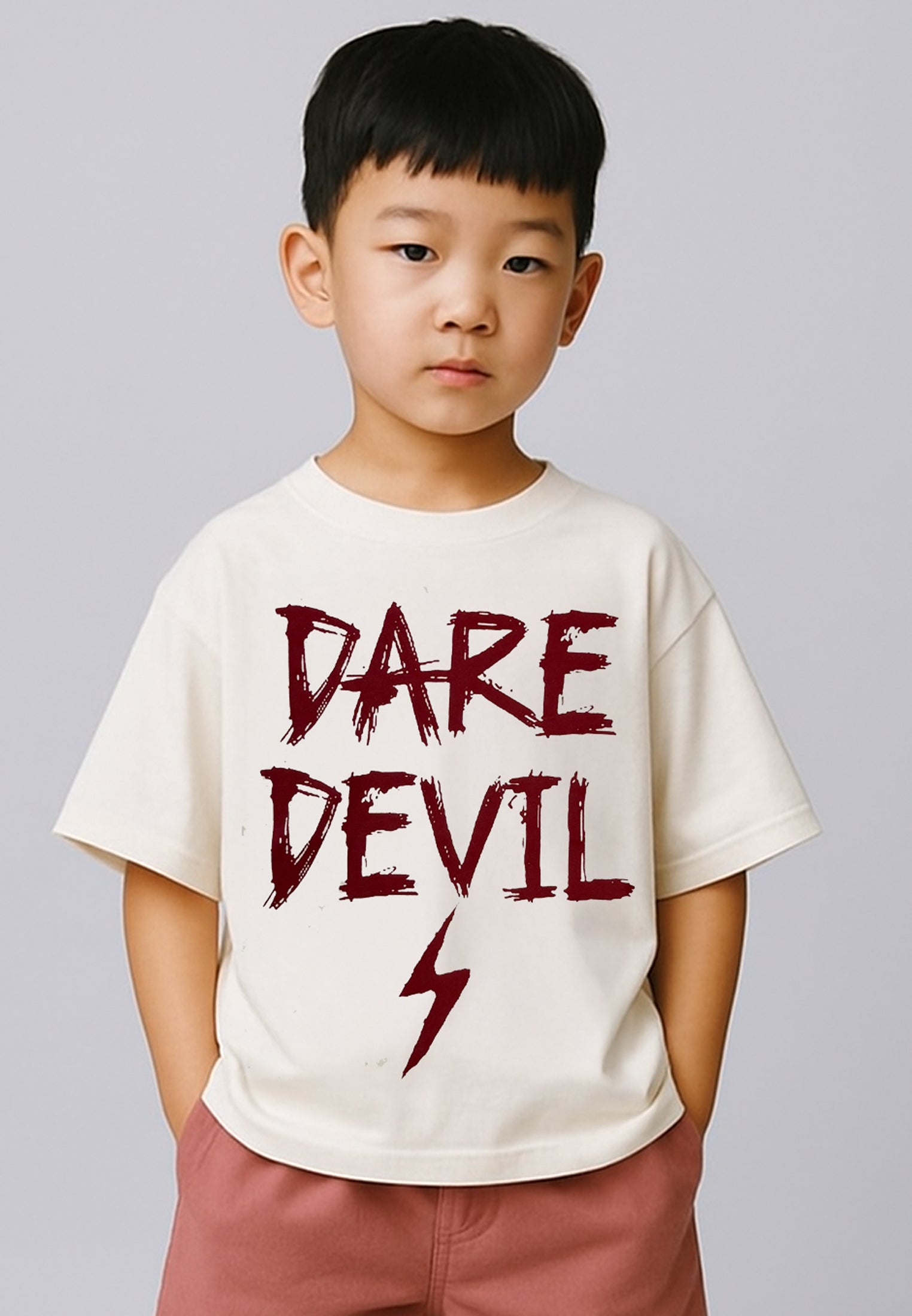 DARE DEVIL BOYS T-SHIRT OFF WHITE
