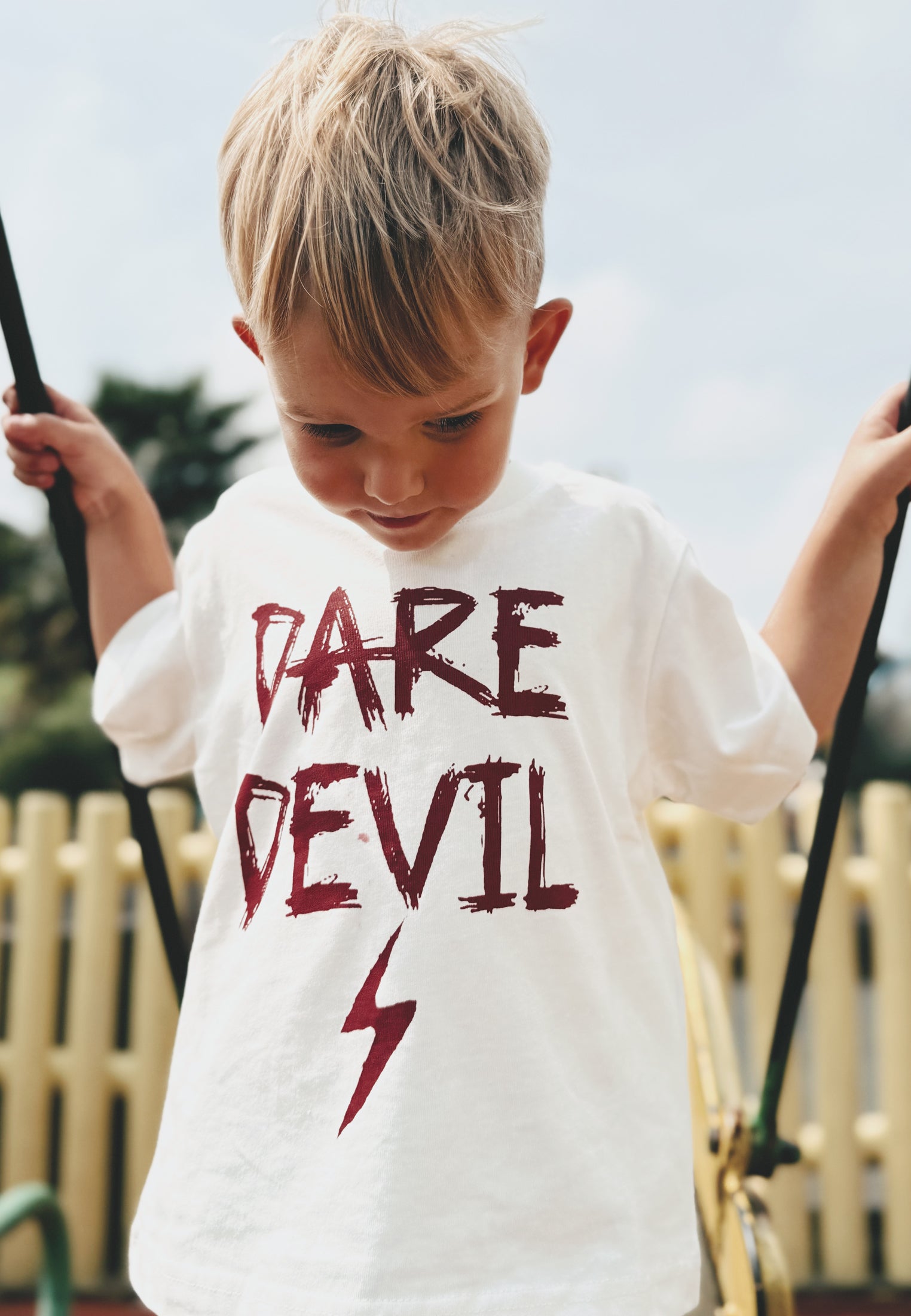 DARE DEVIL BOYS T-SHIRT OFF WHITE