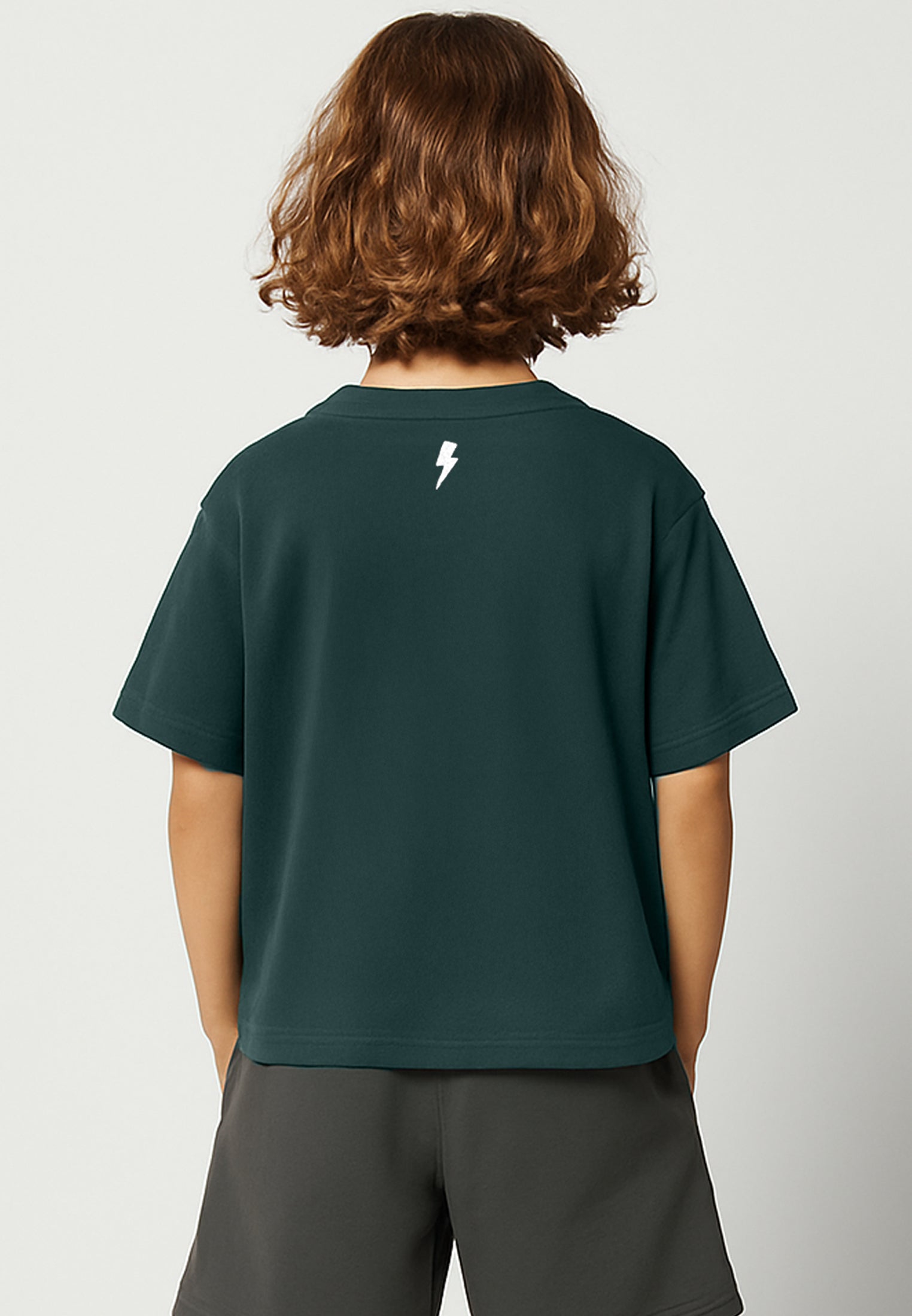 GOOD VIBES BOYS T-SHIRT BOTTLE GREEN