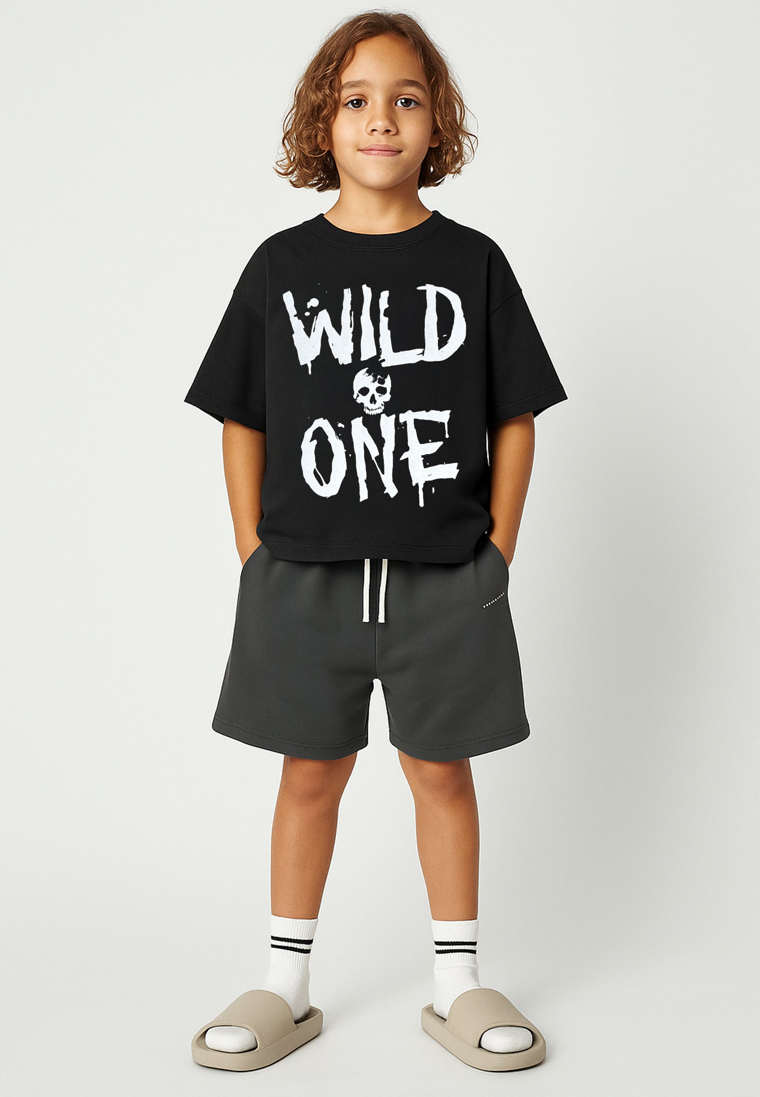 WILD ONE BOYS T-SHIRT BLACK