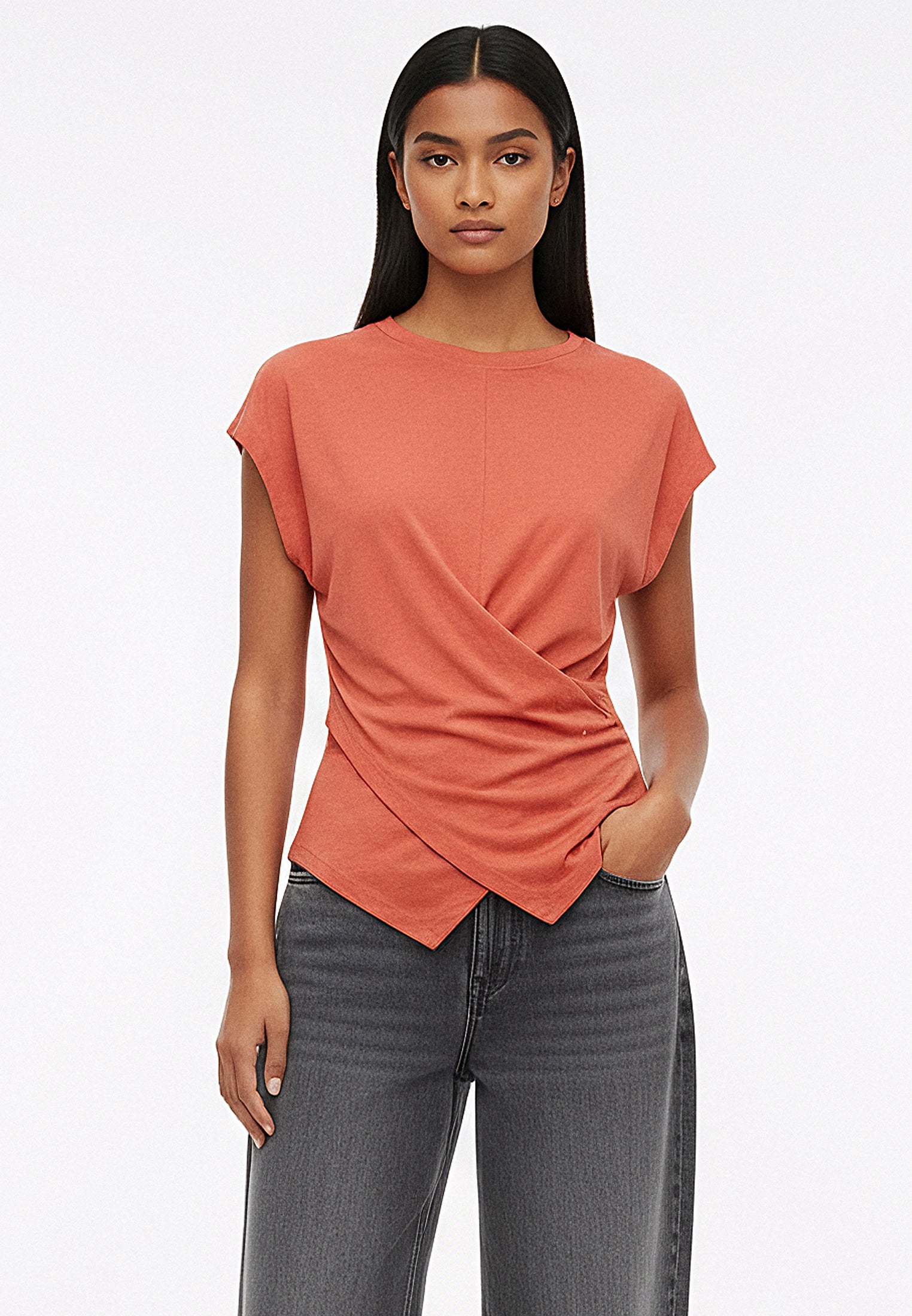 TIME TEE BURNT SIENNA