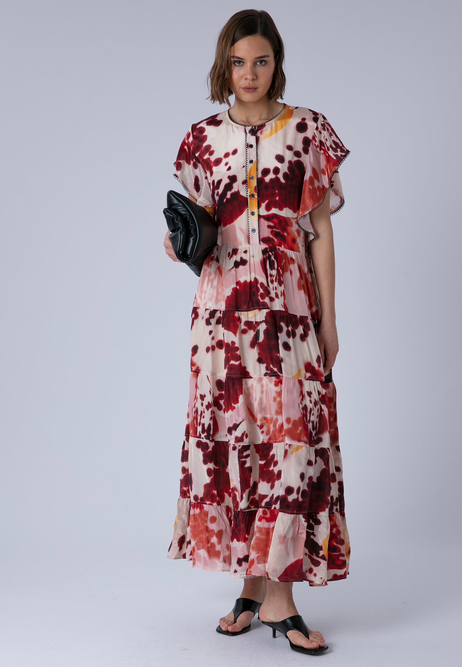 ARA MAXI DRESS ORCHID TERRACOTTA