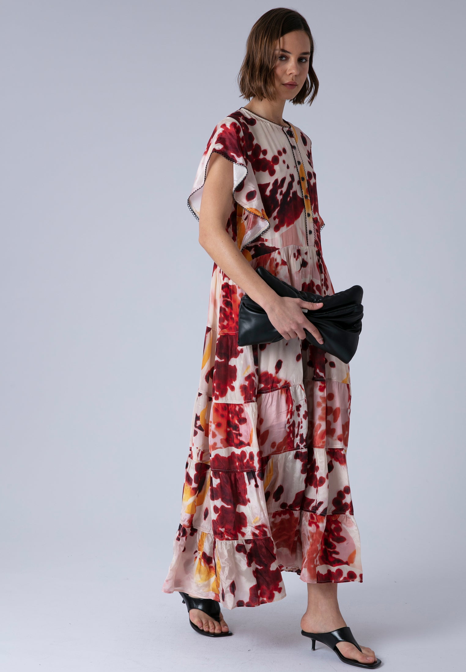 ARA MAXI DRESS ORCHID TERRACOTTA