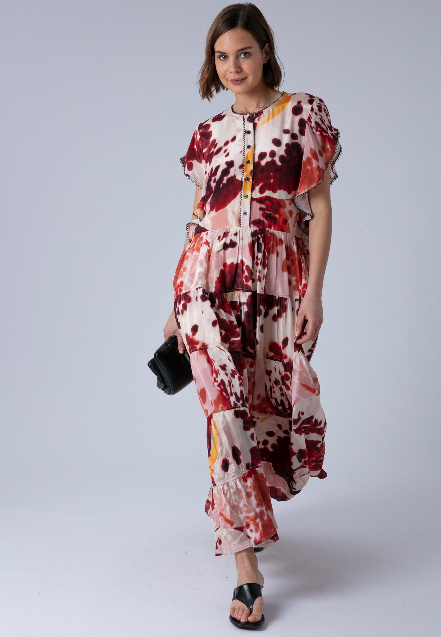 ARA MAXI DRESS ORCHID TERRACOTTA