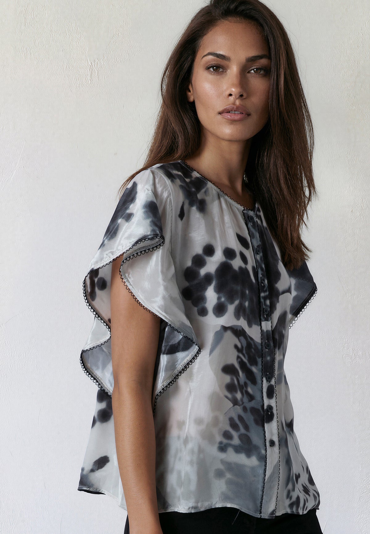 ARA TOP ORCHID BLACK