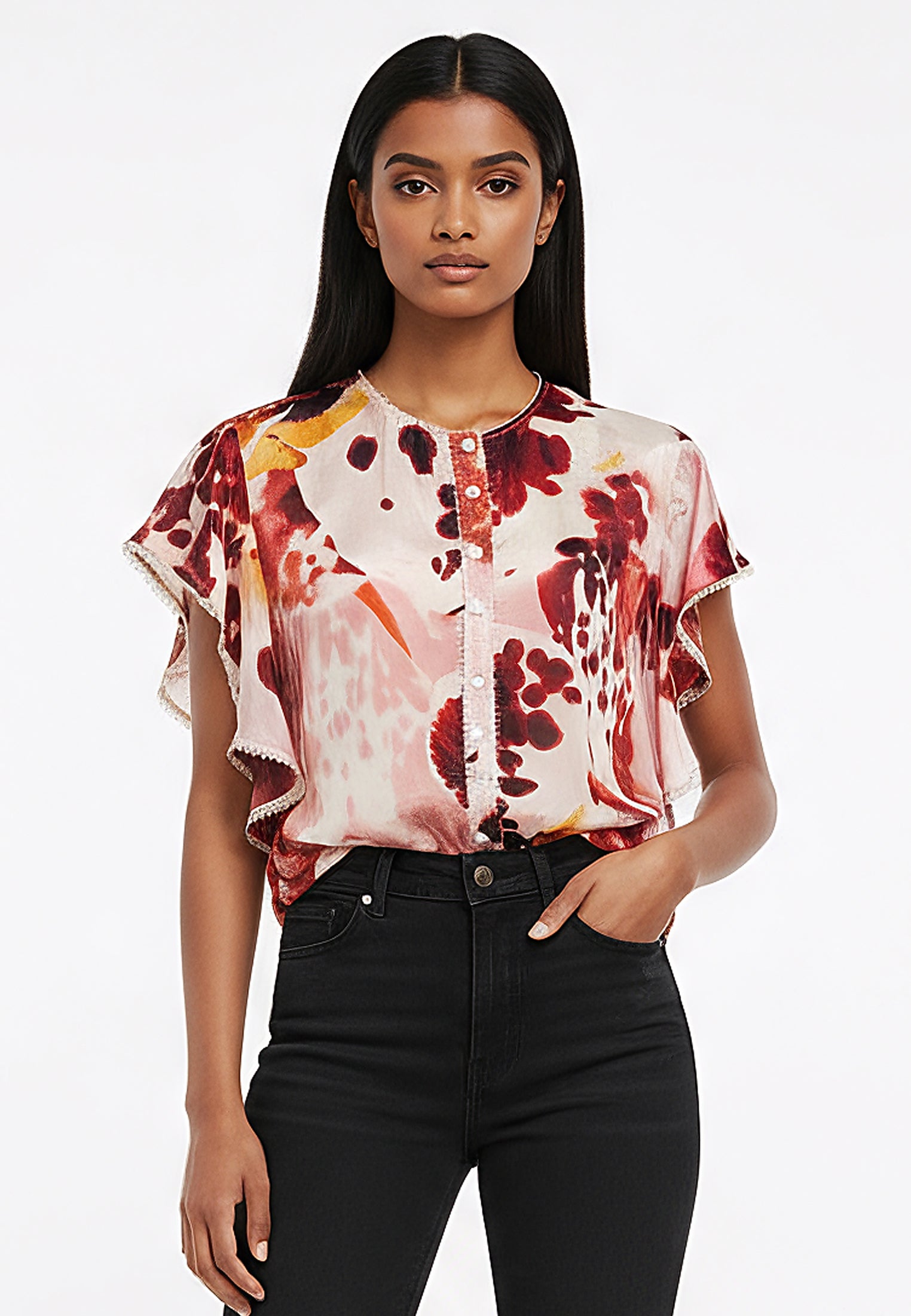 ARA TOP ORCHID TERRACOTTA