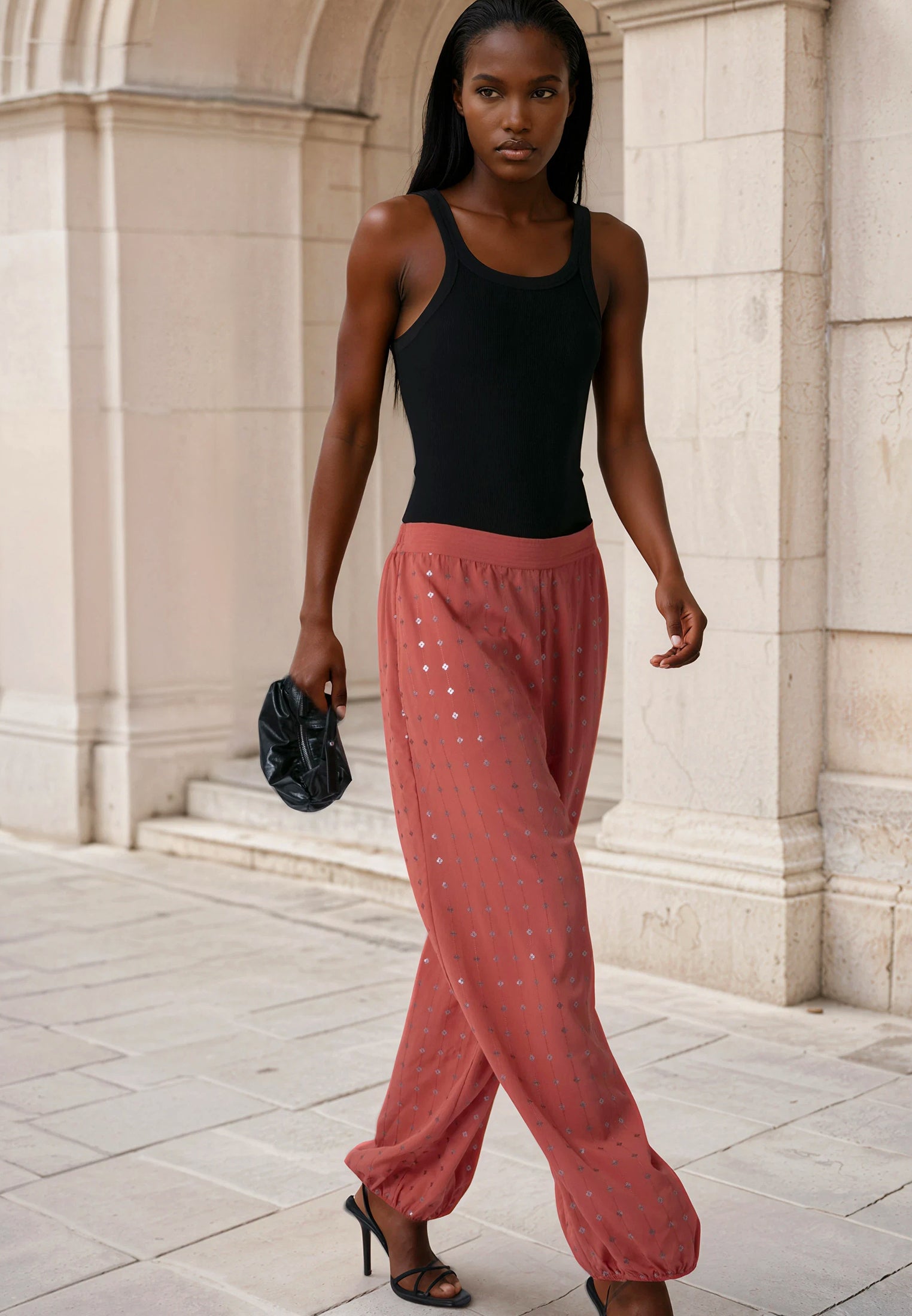 KARA TROUSERS BURNT SIENNA