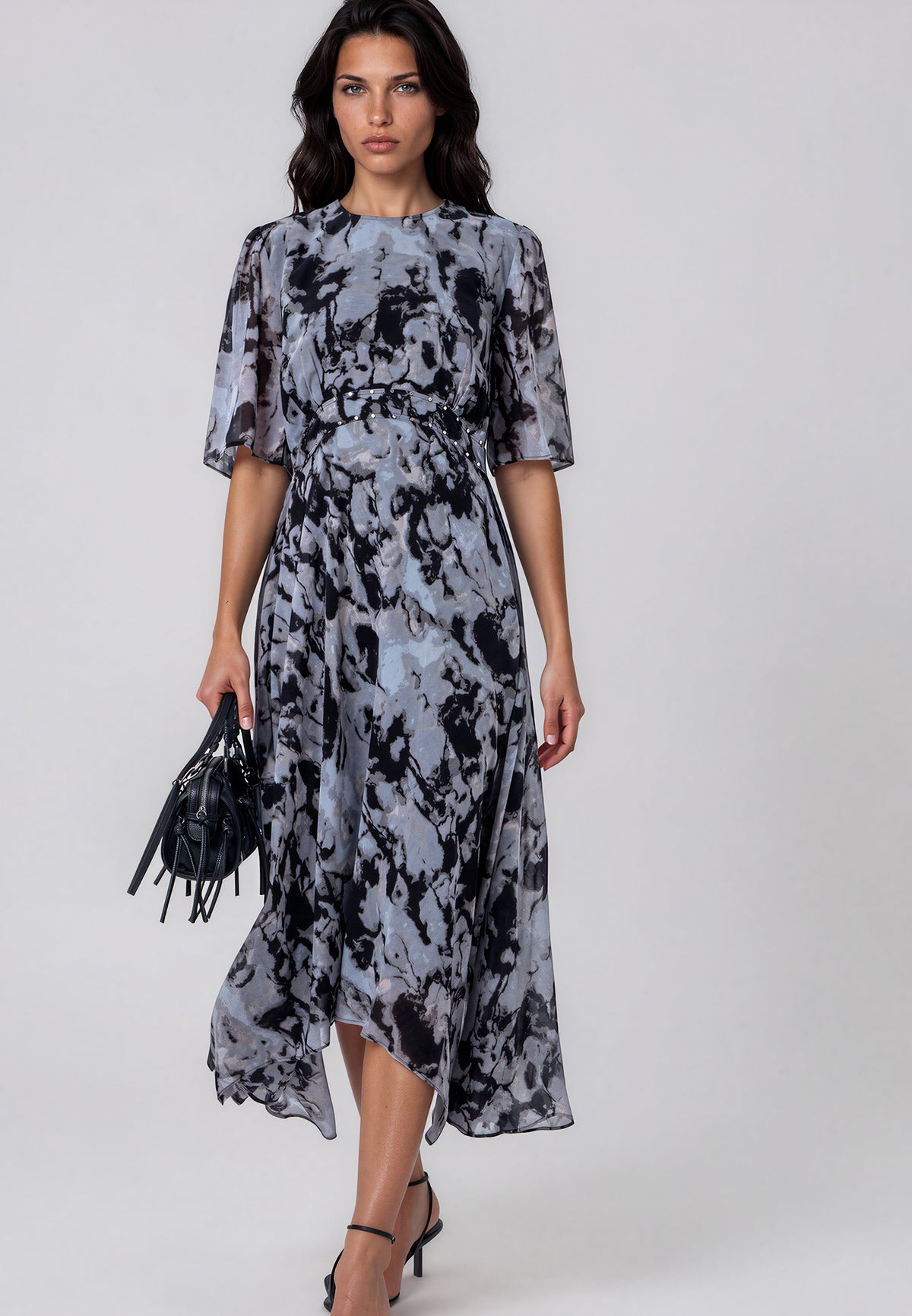 SOLSTICE TEA DRESS SOLVENT BRINDLE