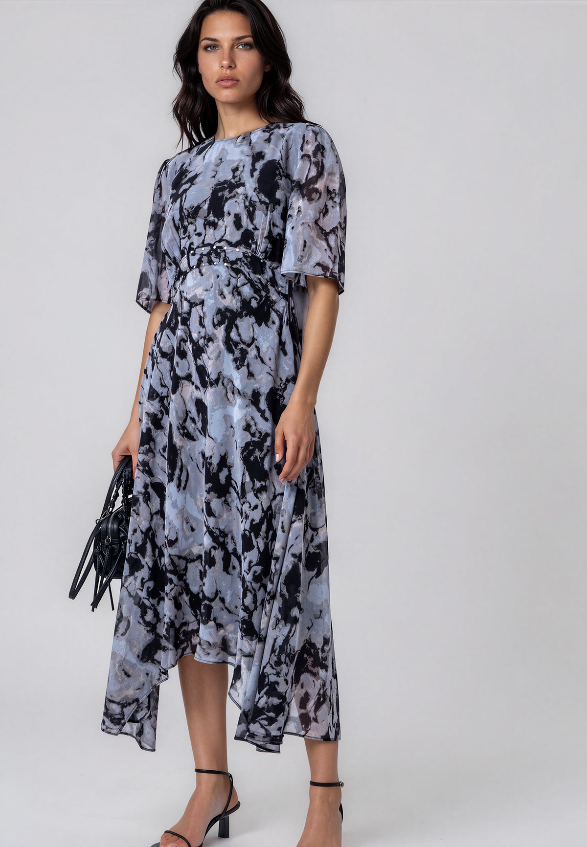 SOLSTICE TEA DRESS SOLVENT BRINDLE