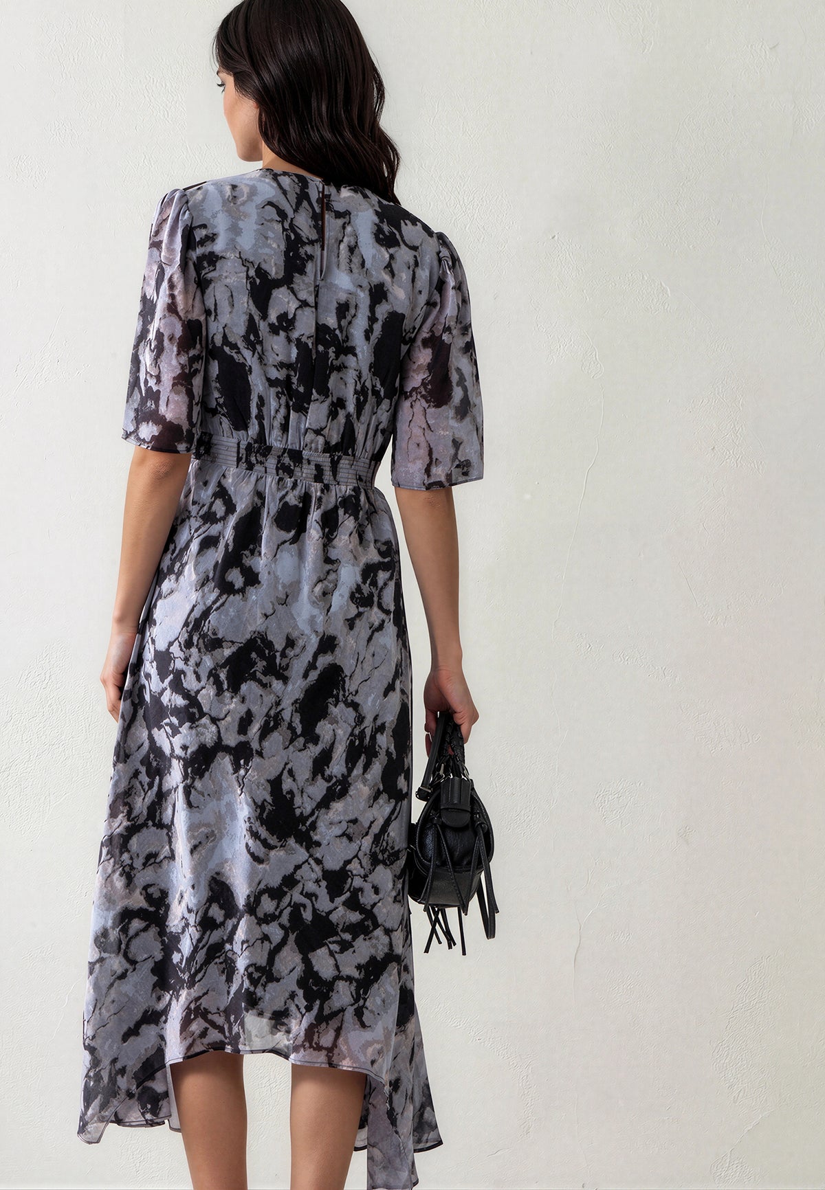 SOLSTICE TEA DRESS SOLVENT BRINDLE