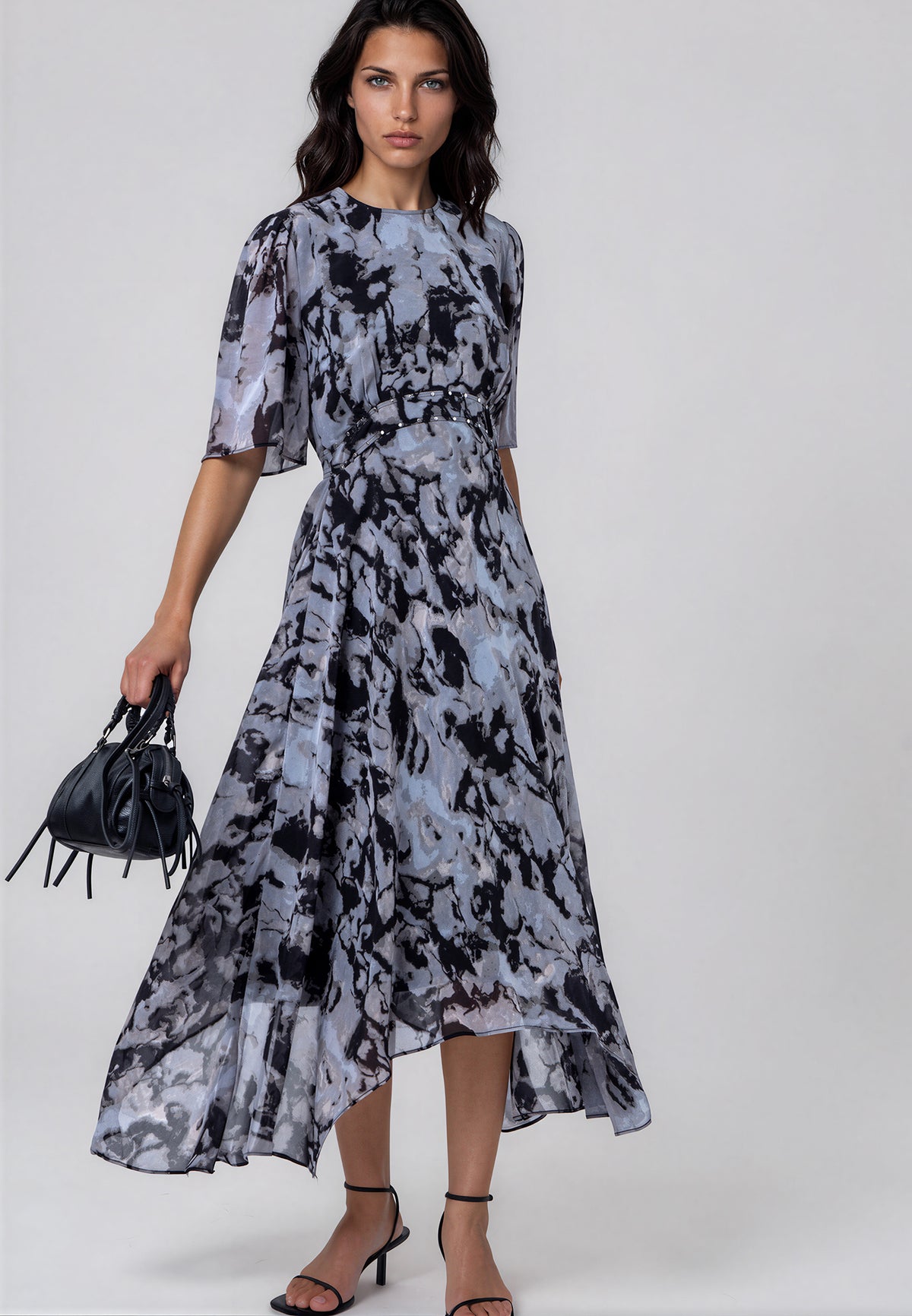 SOLSTICE TEA DRESS SOLVENT BRINDLE