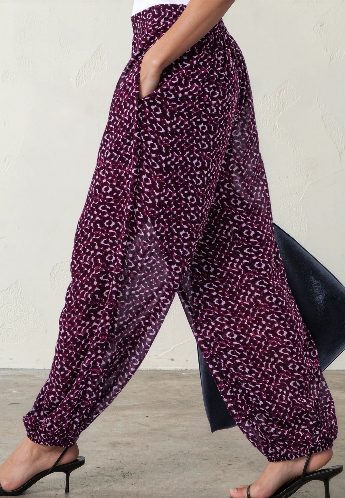 HELENA TROUSERS BLEND PORT POLKADOT