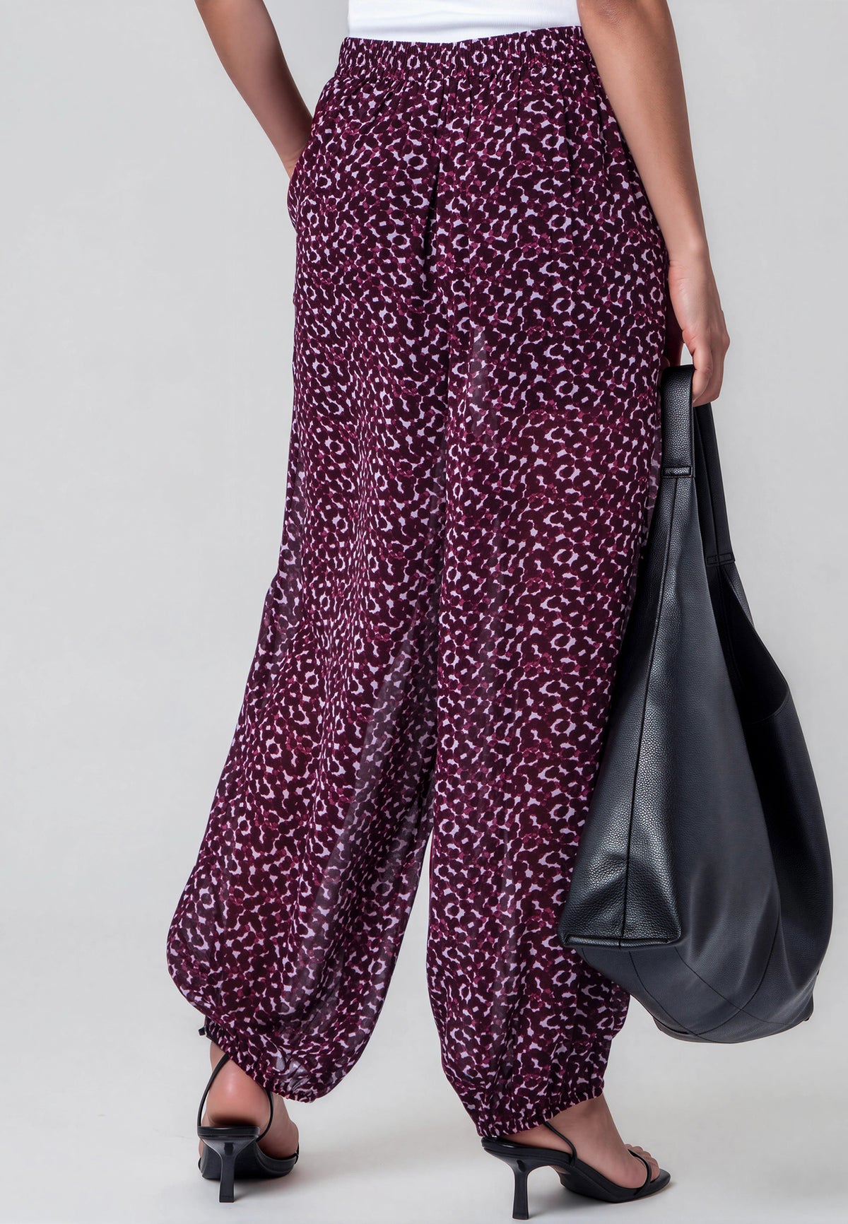 HELENA TROUSERS BLEND PORT POLKADOT