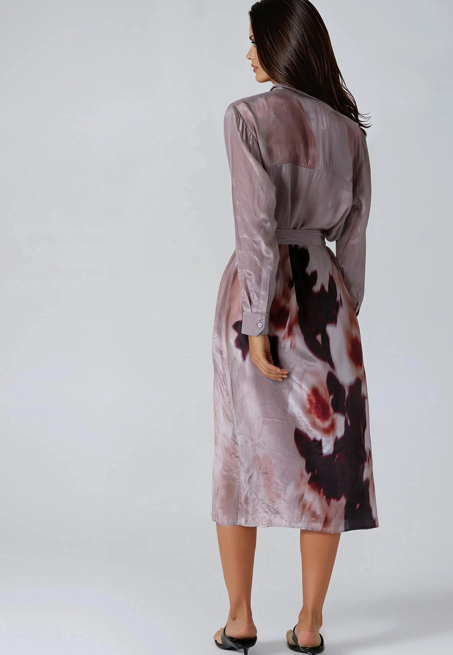 TORY SHIRTDRESS BLUR ASHES