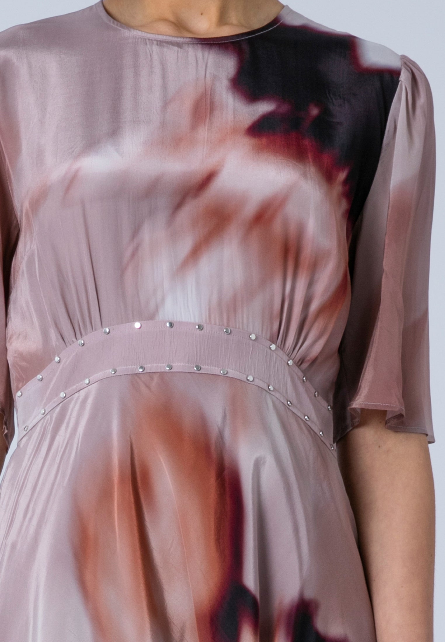 TORY TEA DRESS BLUR ASHES