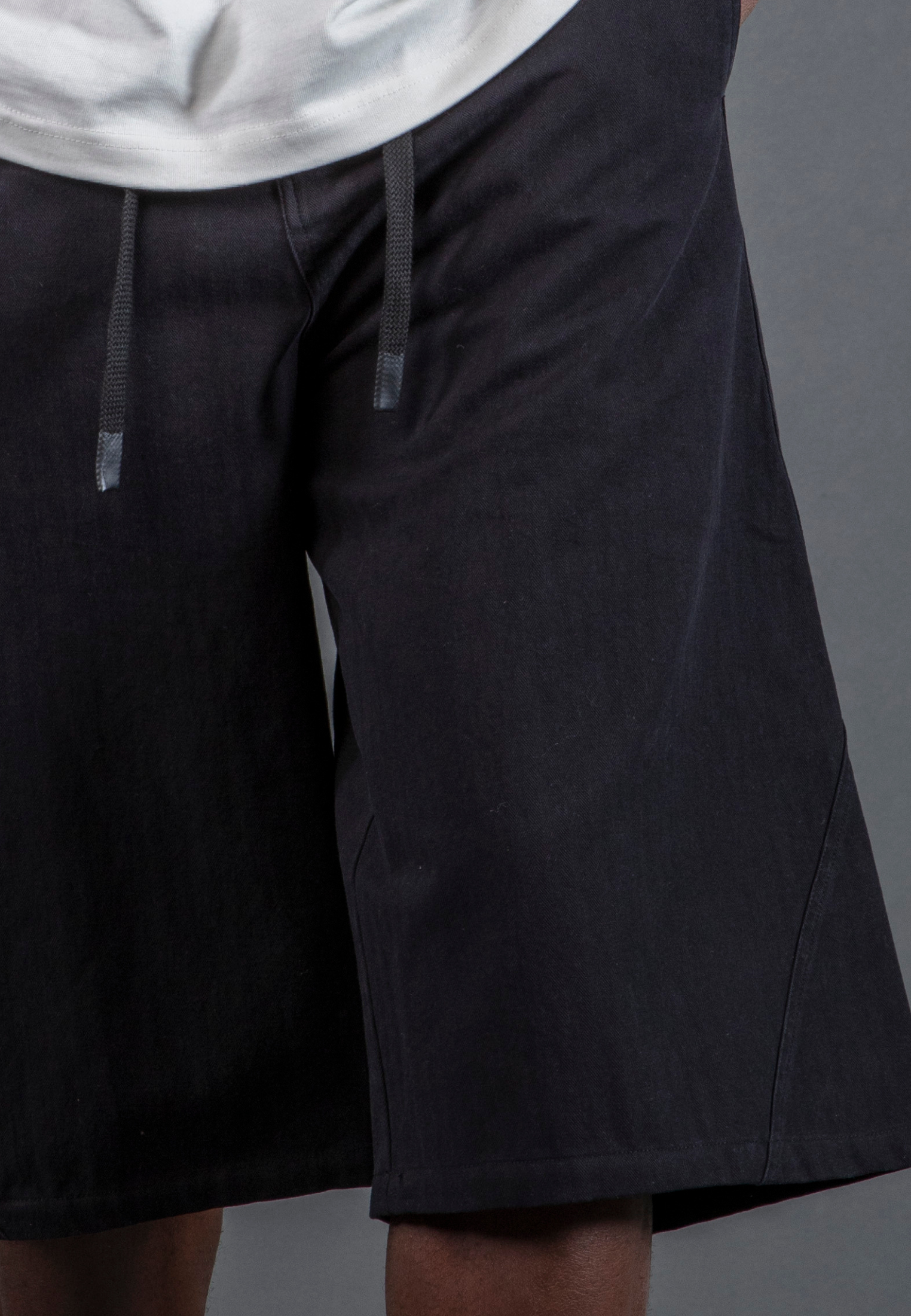 QUANTUM JORT HERRINGBONE BLACK