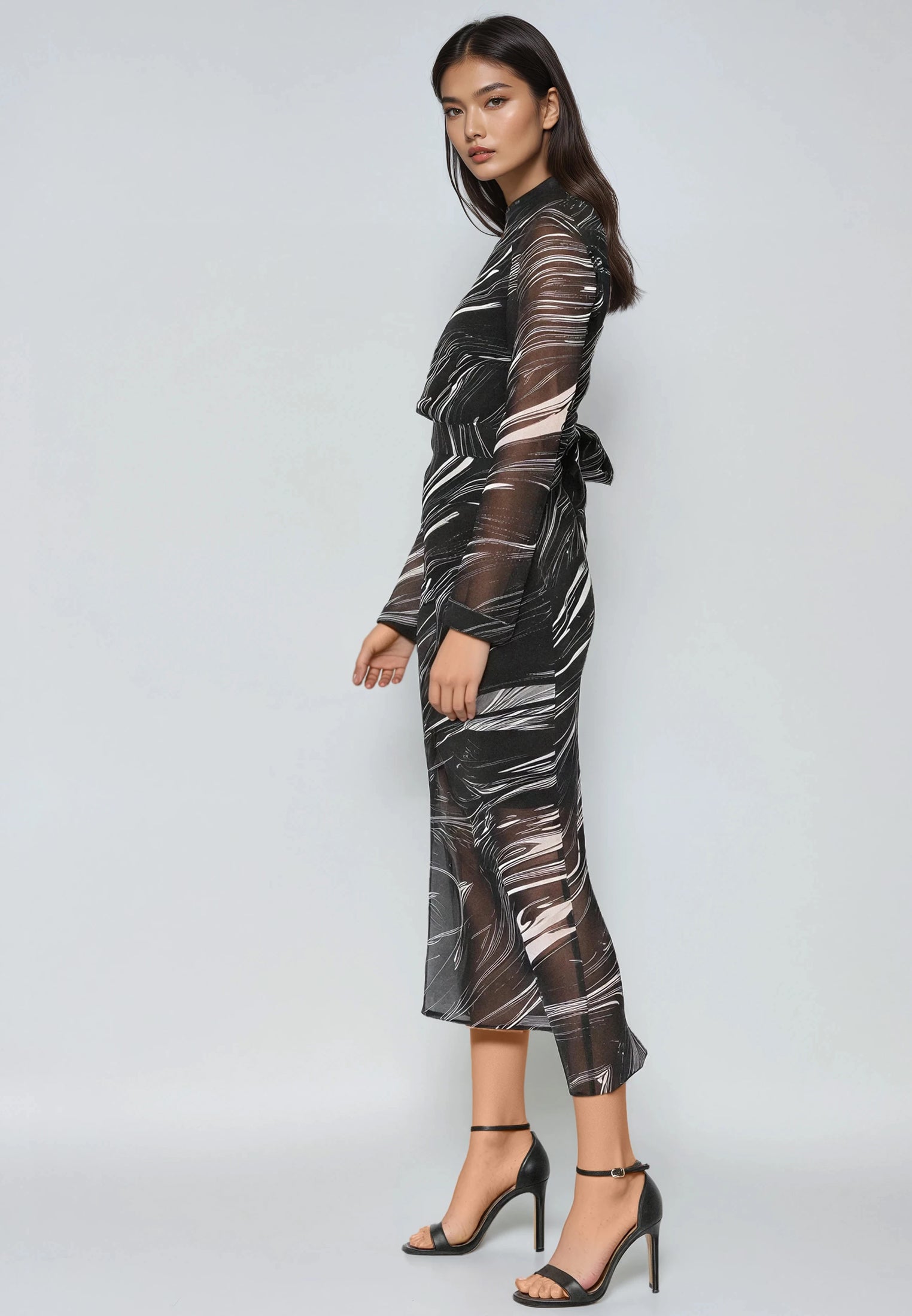 DAZZLE DRESS ALABASTER