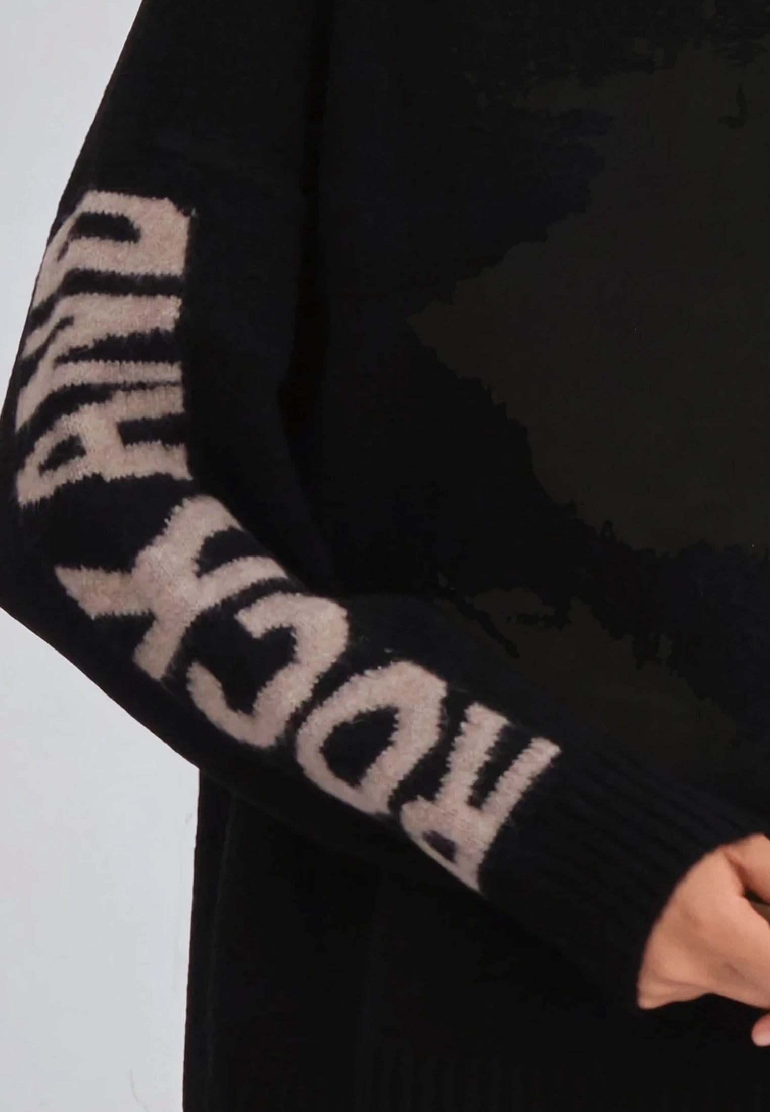 ROCK & ROLL JUMPER BLACK & NUDE