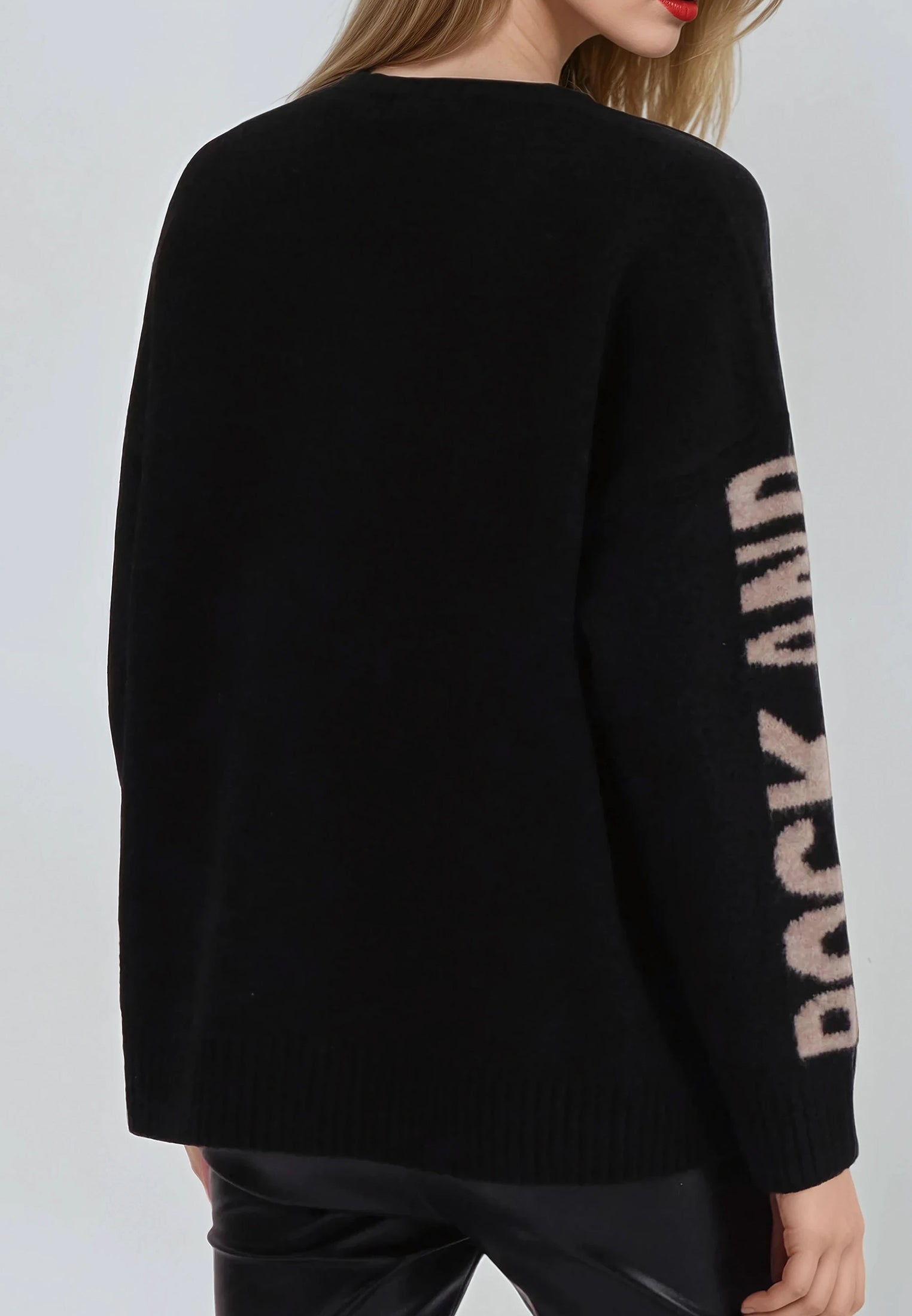 ROCK & ROLL JUMPER BLACK & NUDE