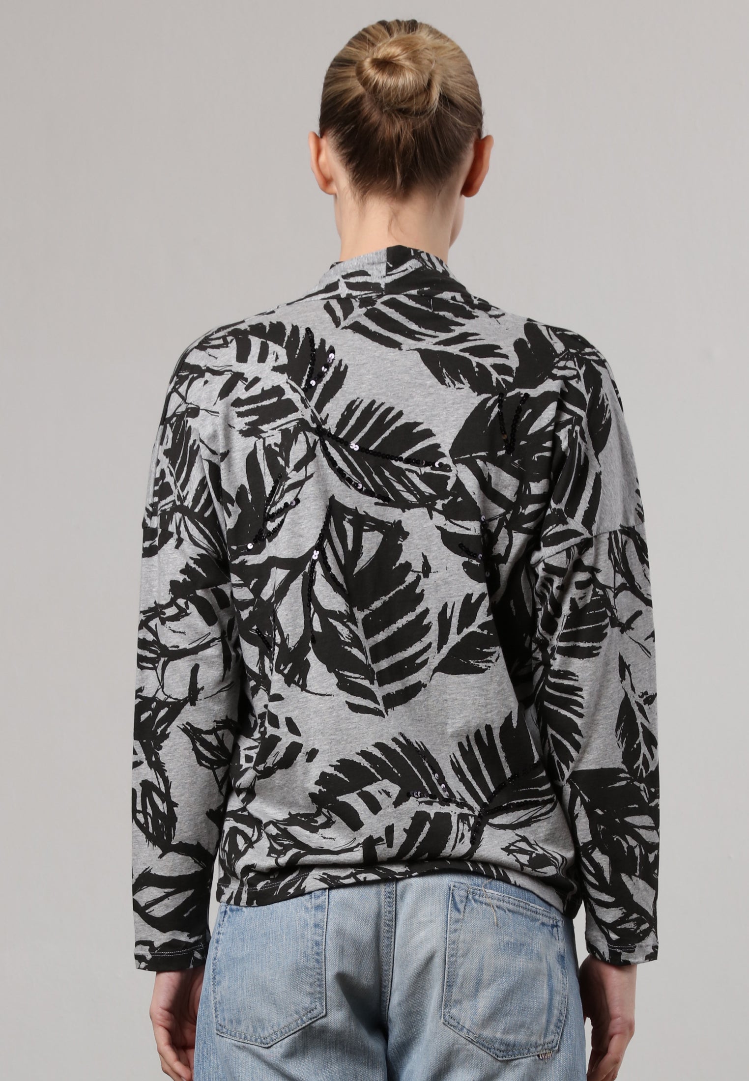 TRIBE TOP GREY MARL