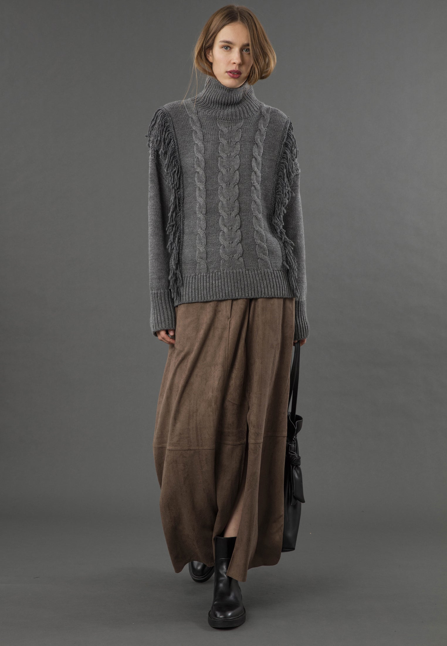 JAMIE JUMPER CHARCOAL