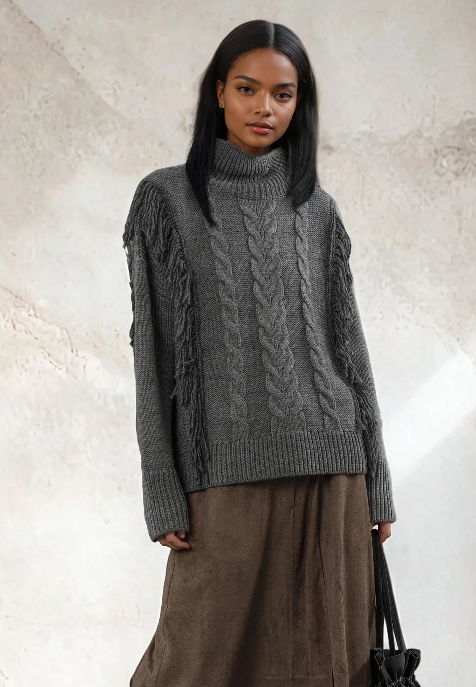 JAMIE JUMPER CHARCOAL