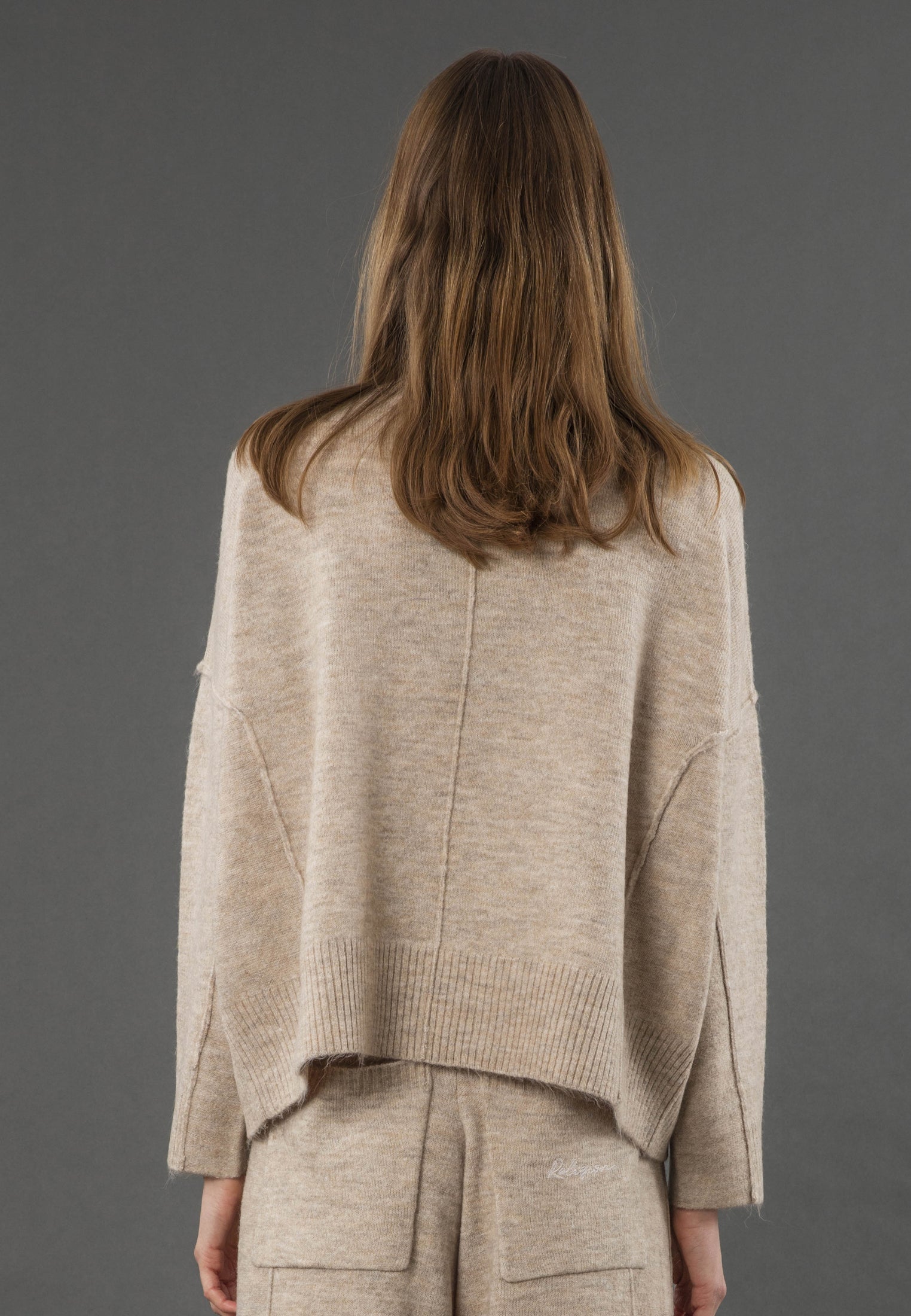 KNIT JUMPER BEIGE
