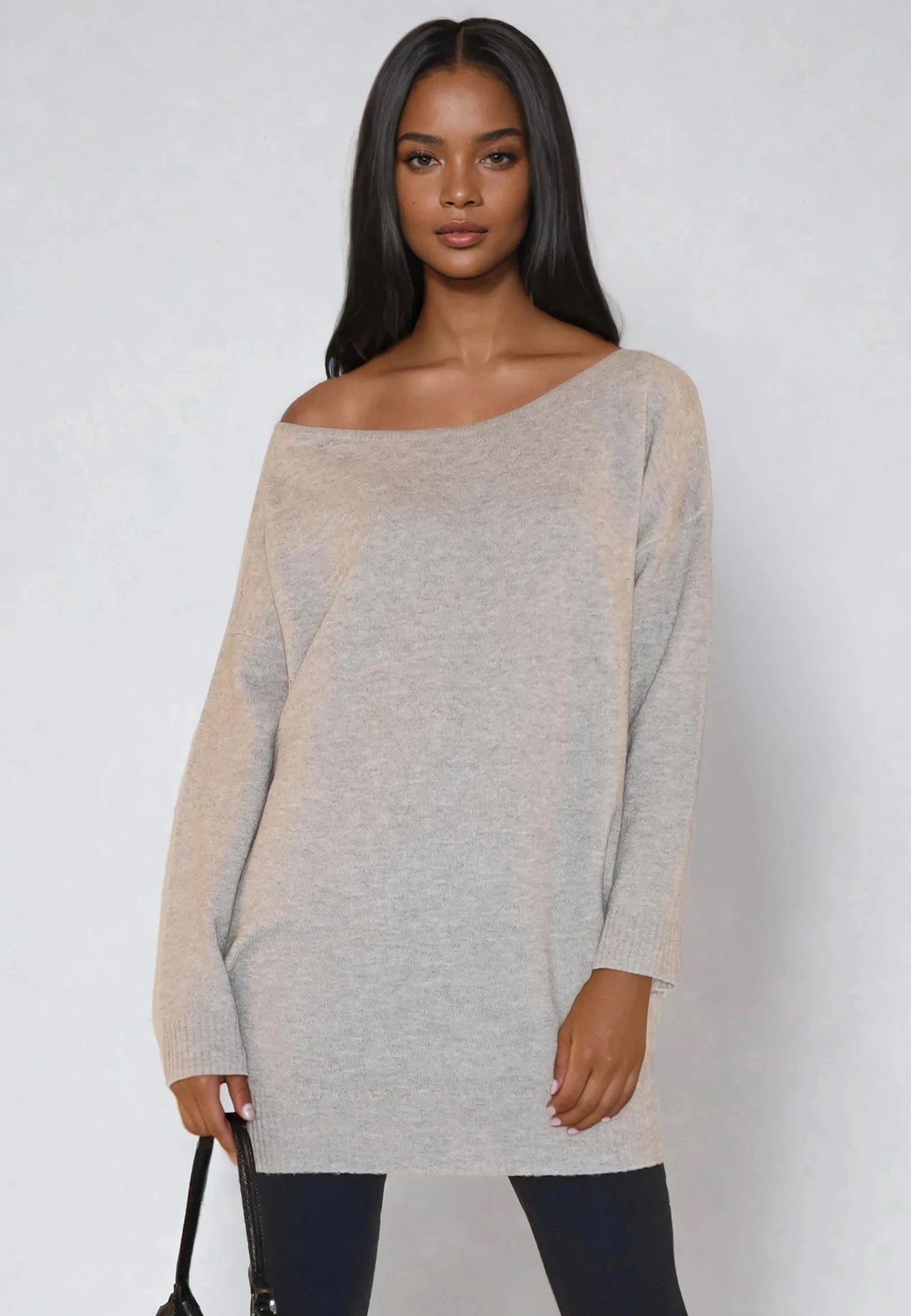 NEBULA DRESS BEIGE