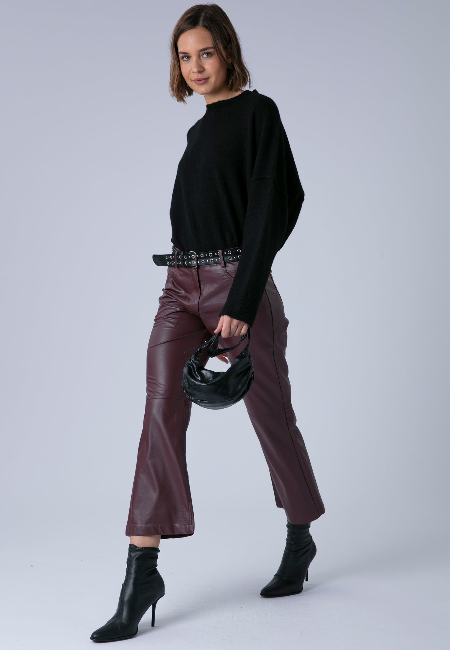 NEBULA TROUSERS OXBLOOD