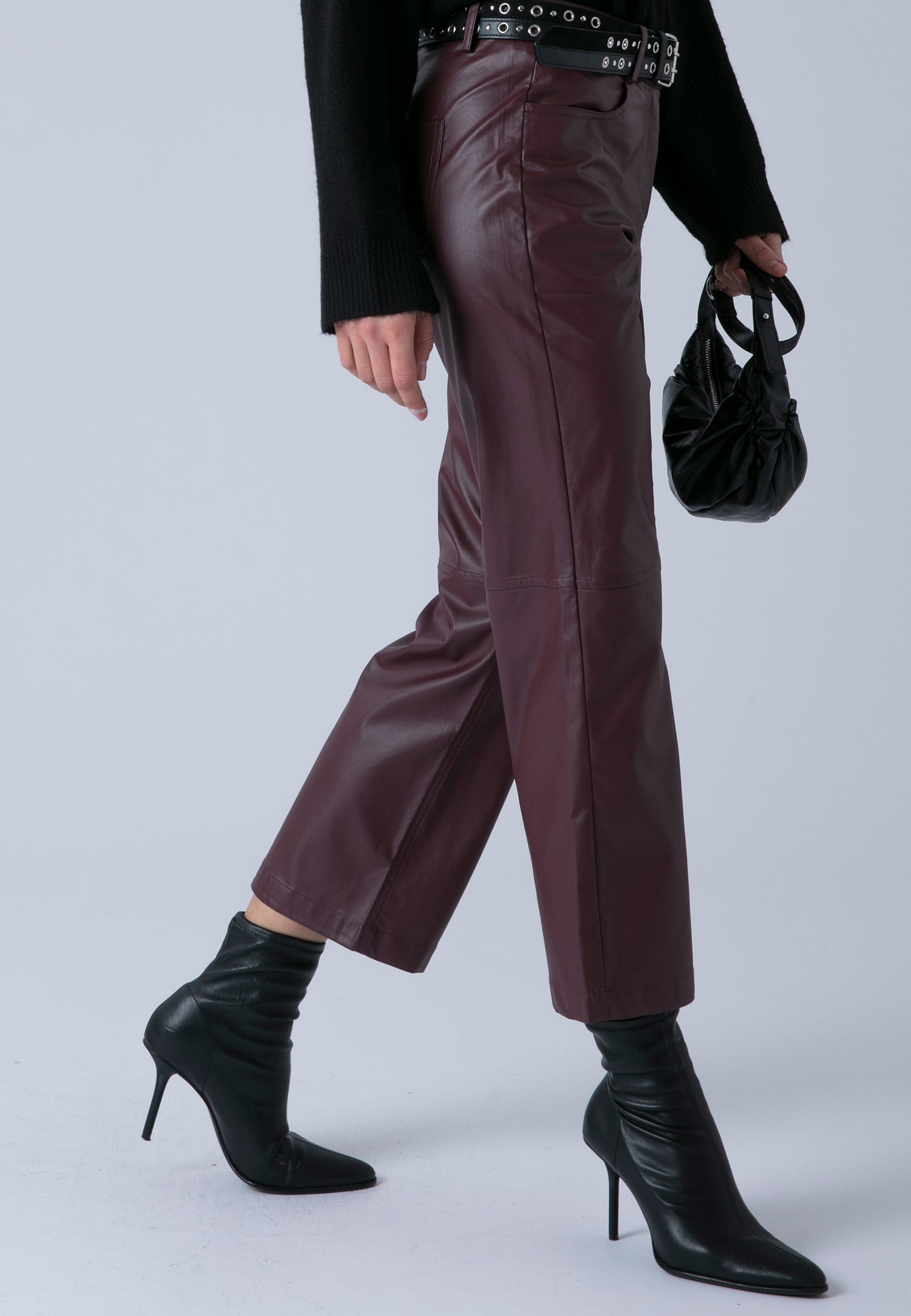 NEBULA TROUSERS OXBLOOD