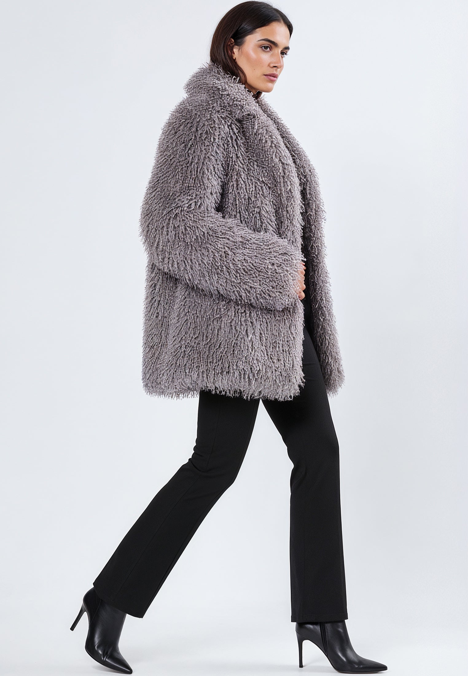 RELAX LIGHT GREY COAT
