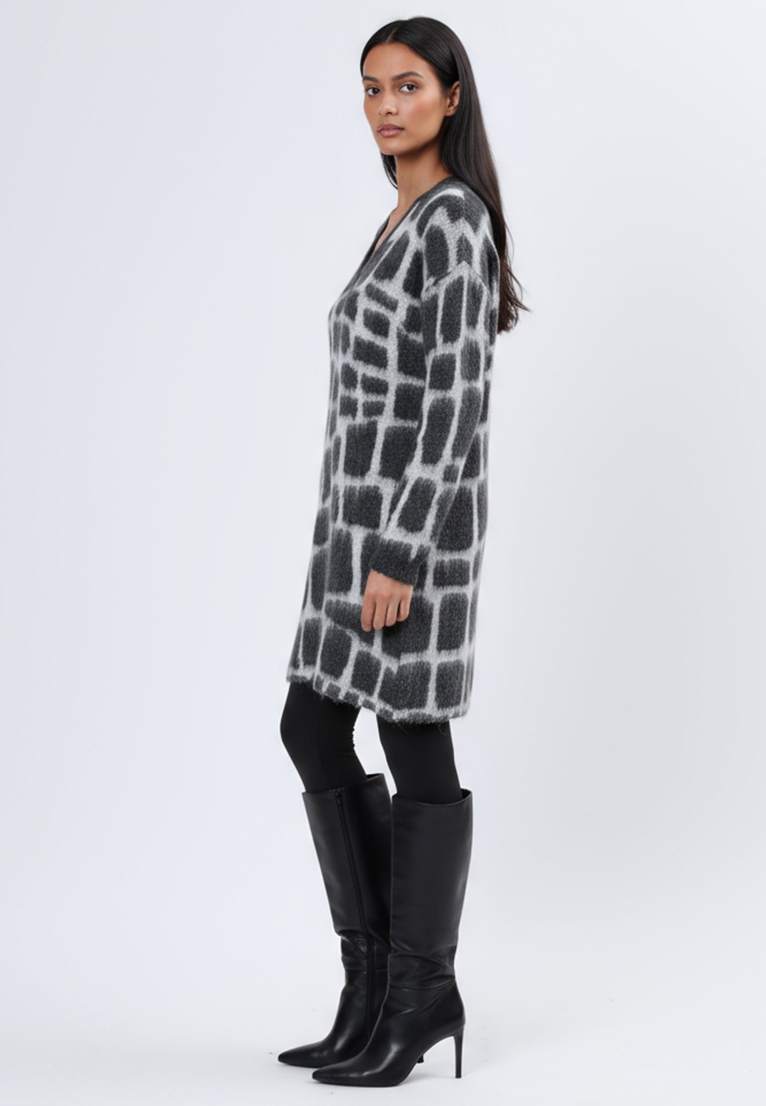 TEMPO TUNIC LIZARD JACQUARD