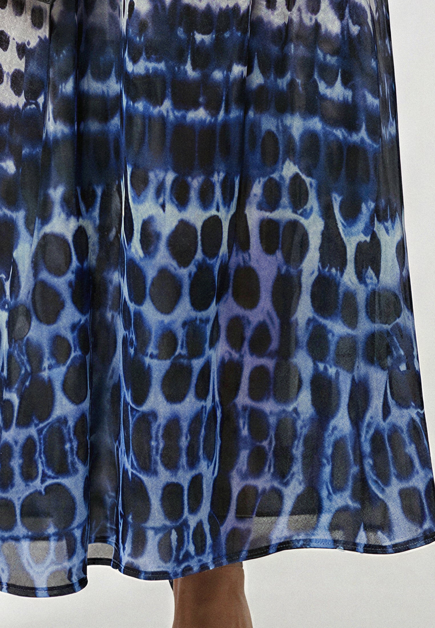 CREW MAXI WRAP DRESS ILLUSION BLUE